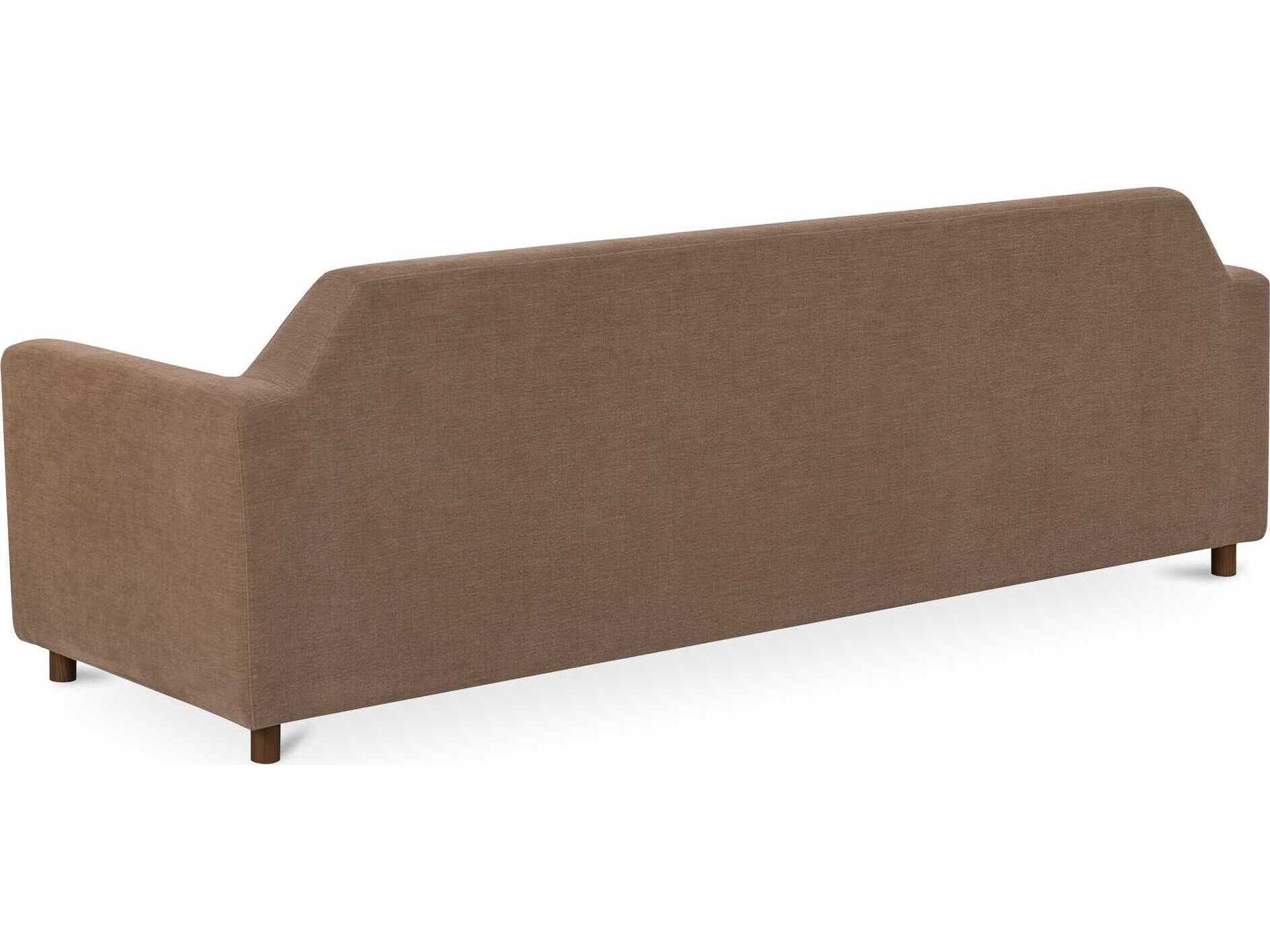 Moe's Home Finch Brown Upholstered Sofa