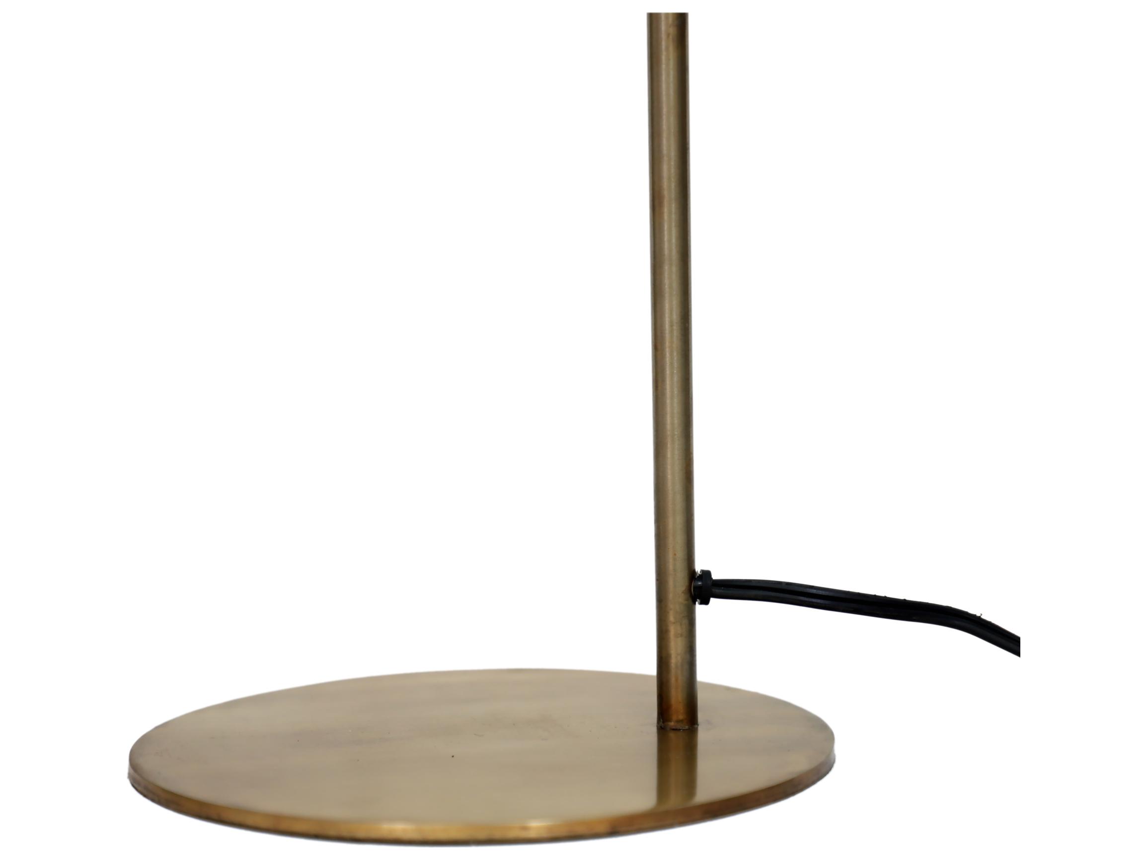 Moe's Home Trumpet LED Antique Brass Floor Lamp