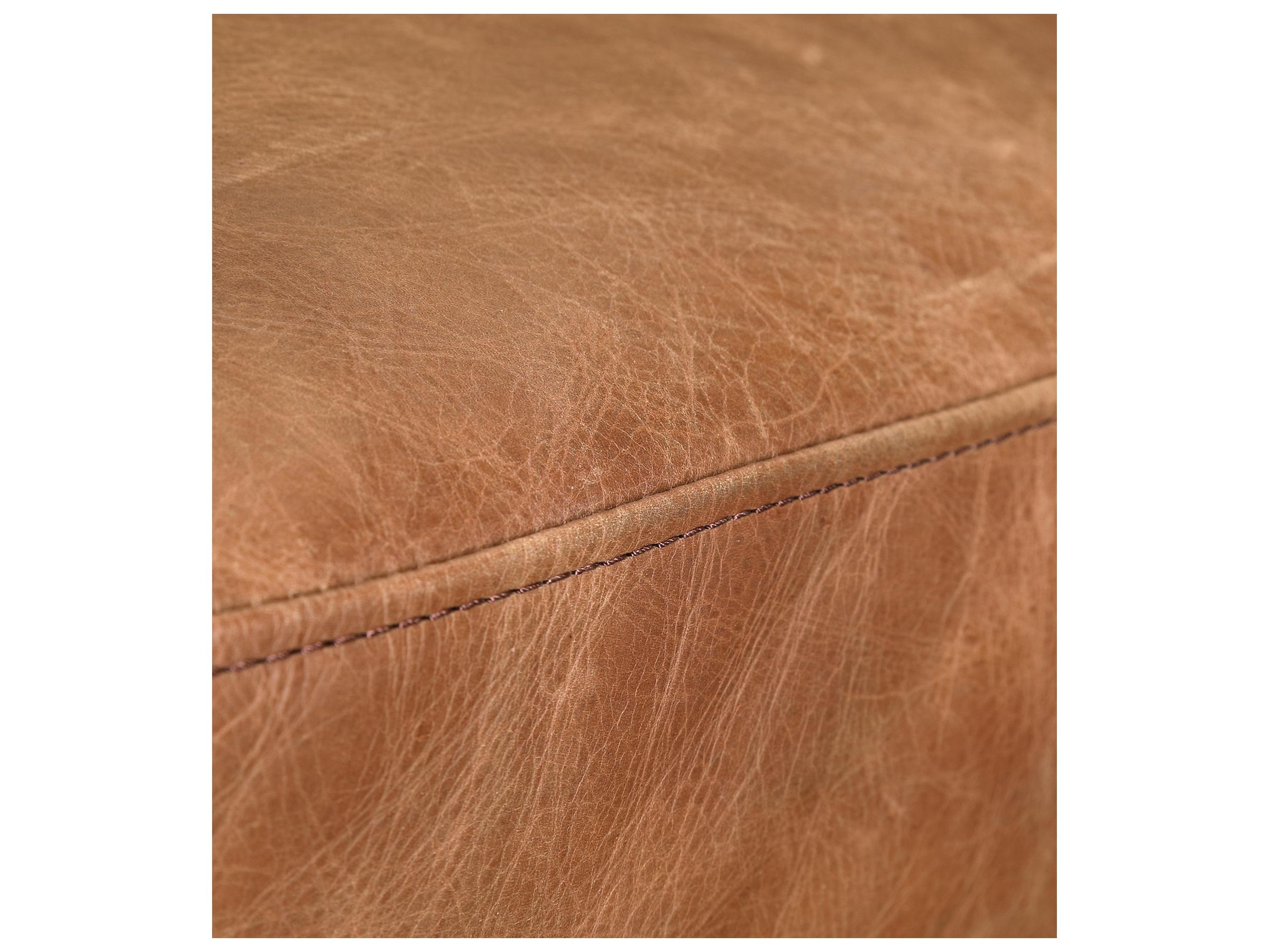 Moe's Home Brown Leather Club Chair