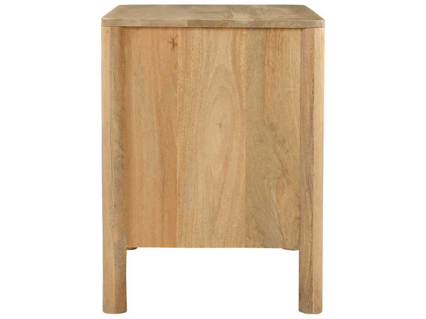 Moe's Home Fulton 2-Drawers Mango Wood Nightstand