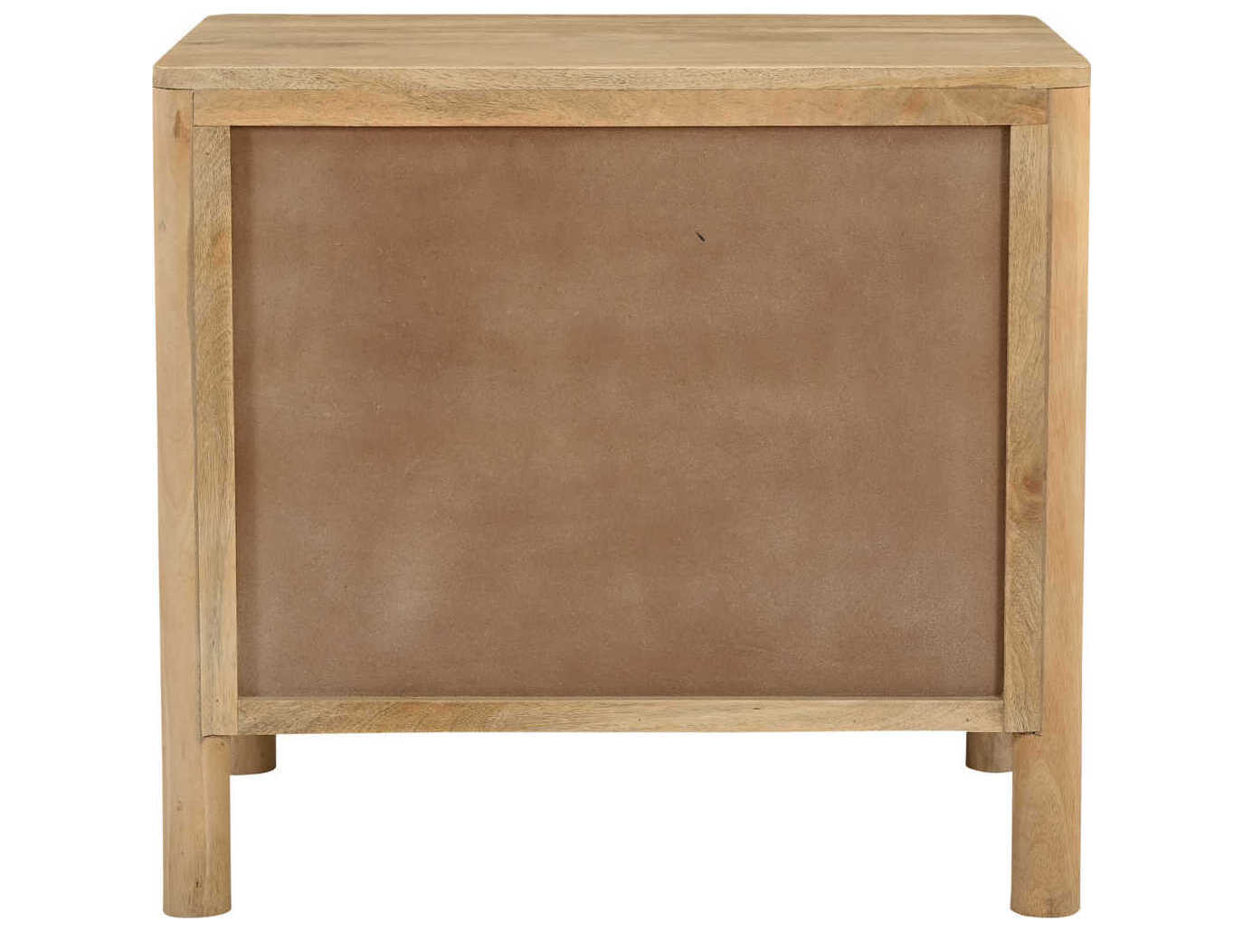 Moe's Home Fulton 2-Drawers Mango Wood Nightstand