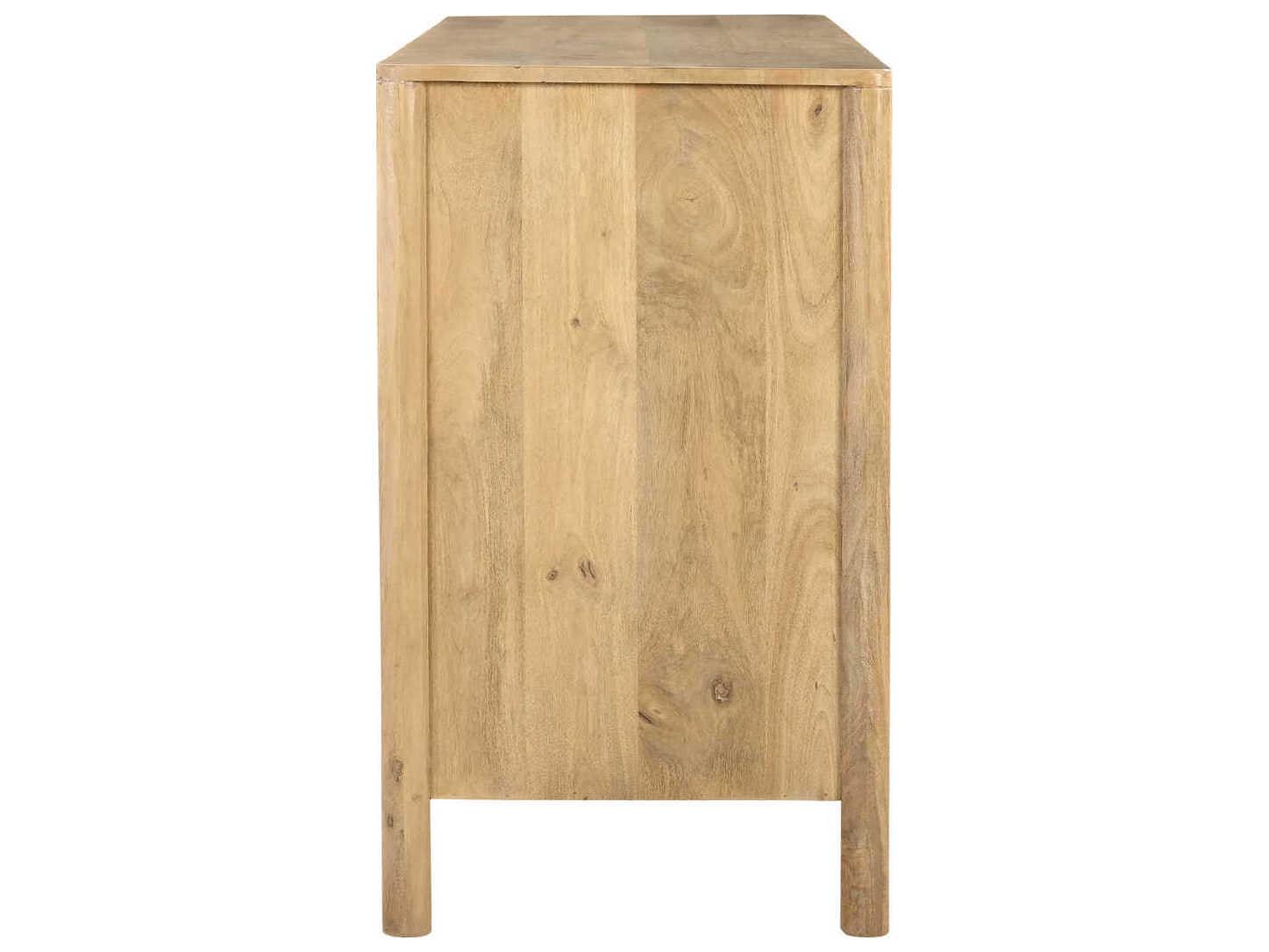 Moe's Home Fulton 6-Drawers Mango Wood Double Dresser