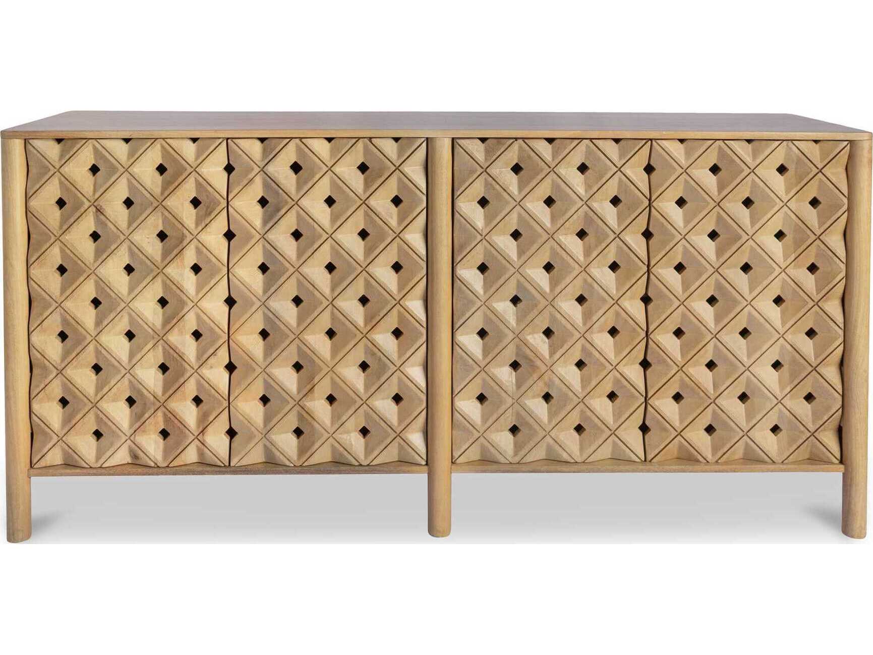 Moe's Home Fulton 72" Mango Wood Natural Sideboard