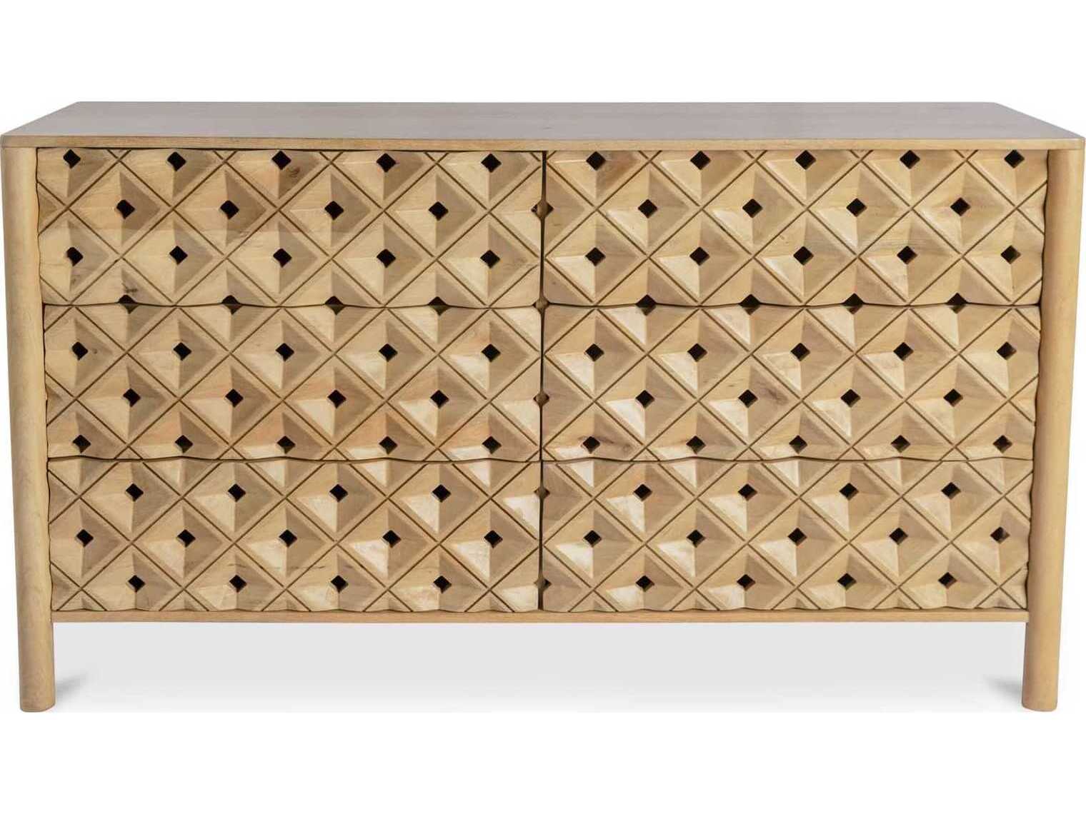 Moe's Home Fulton 72" Mango Wood Natural Sideboard