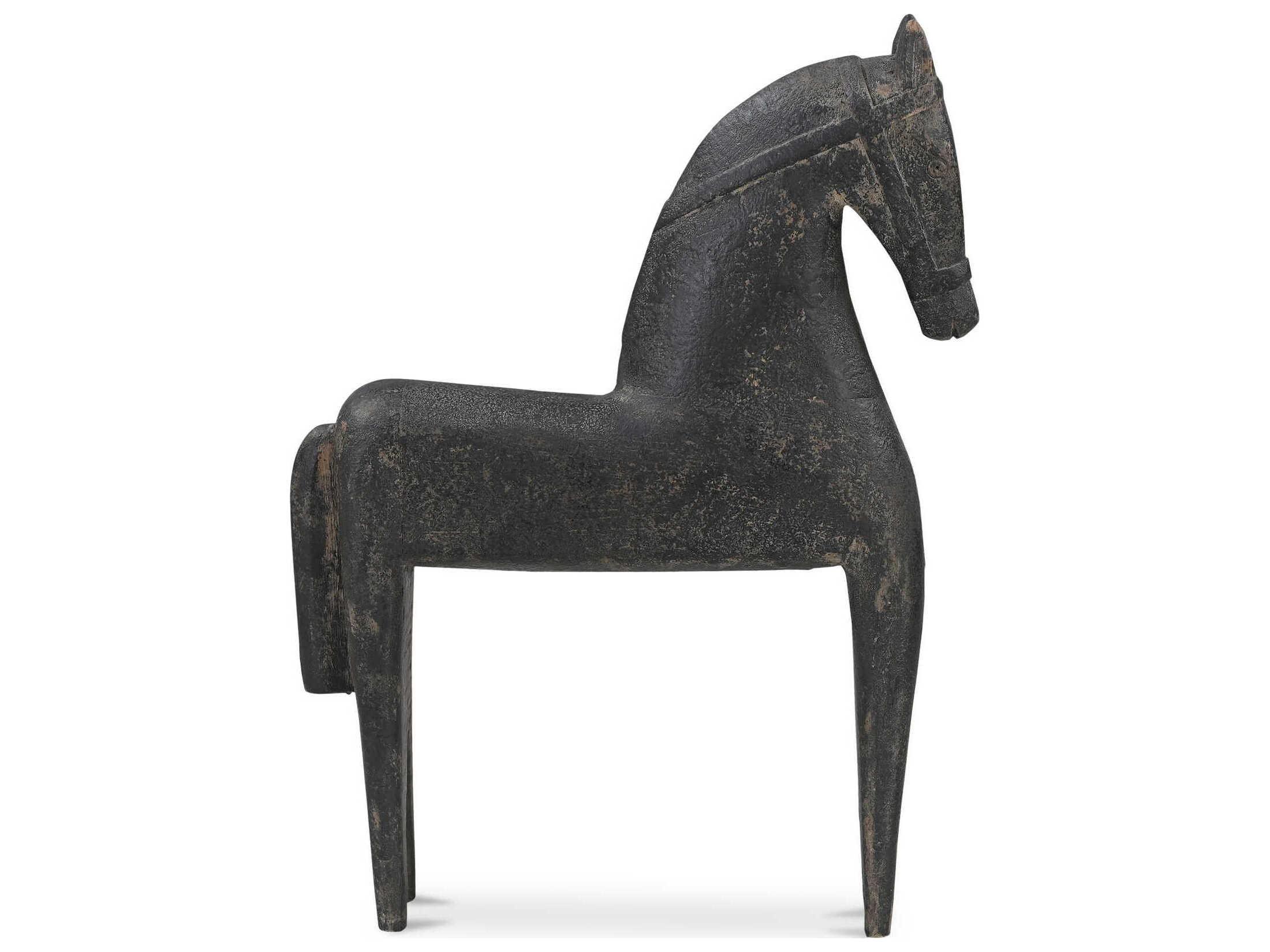 Moe's Home Gallant Black Wooden Sculpture