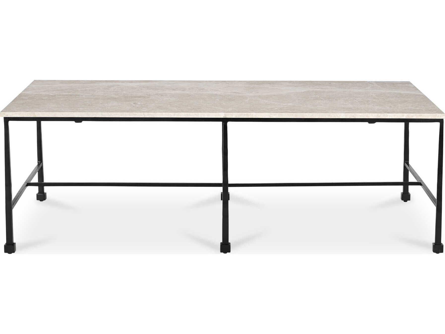 Moe's Home River Rectangular Marble Beige Coffee Table