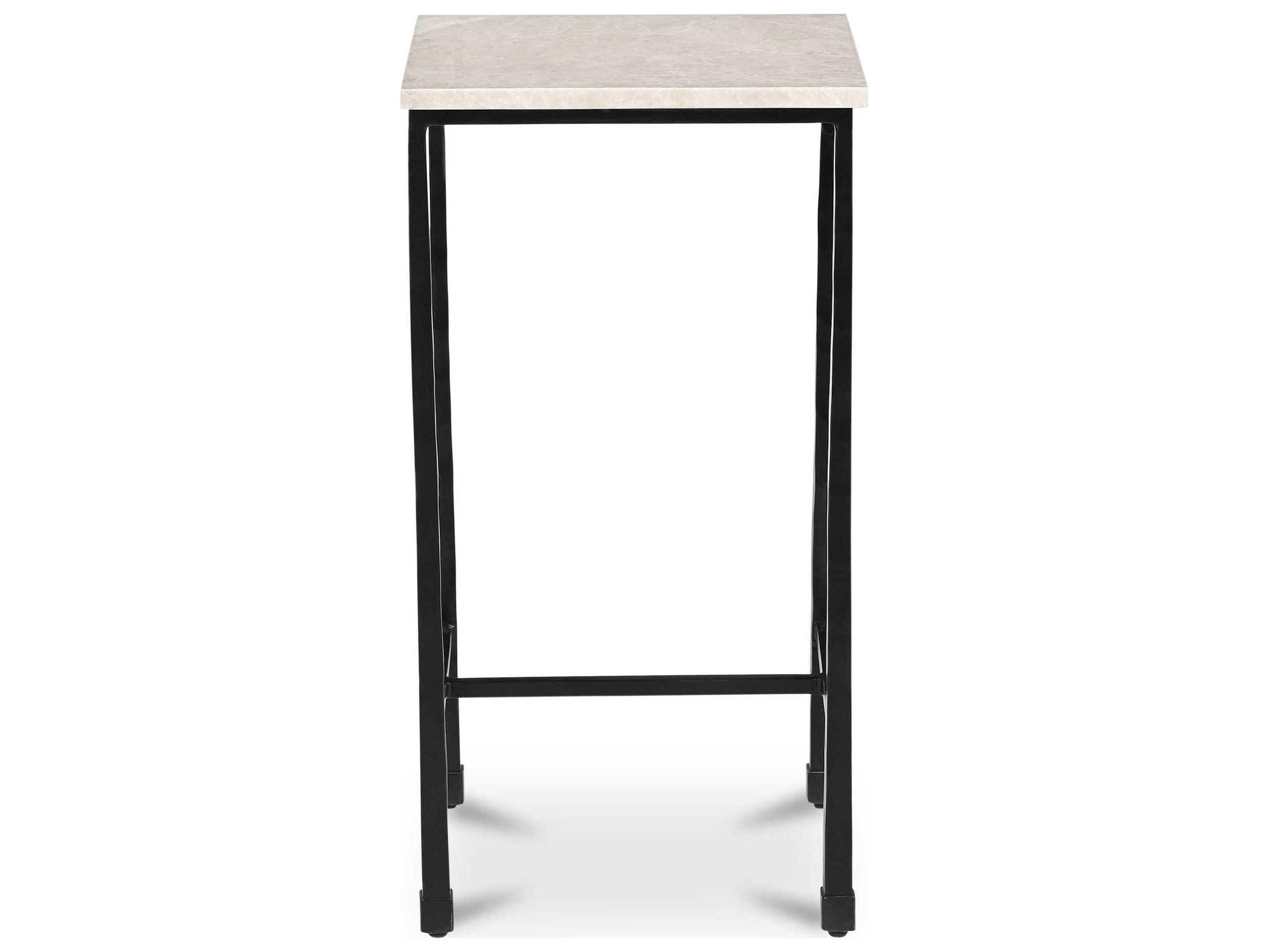 Moe's Home River Square Marble Beige End Table