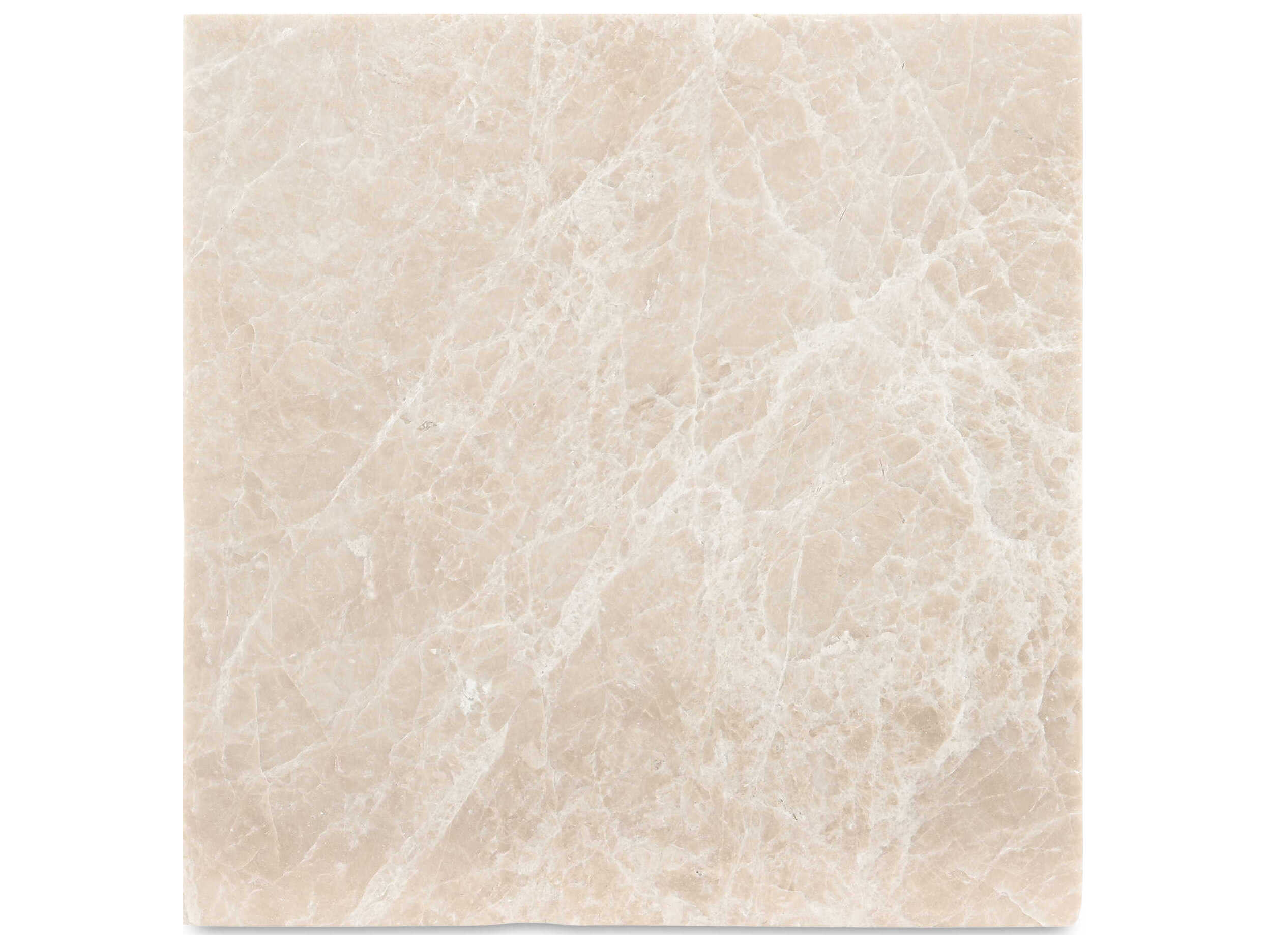 Moe's Home River Square Marble Beige End Table