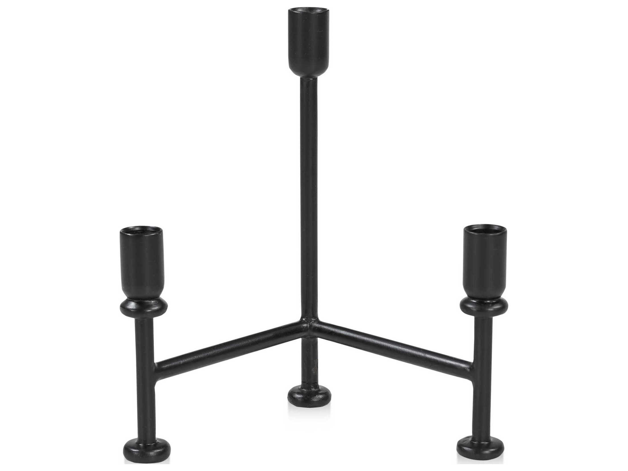 Moe's Home Cicero Black Candle Holder