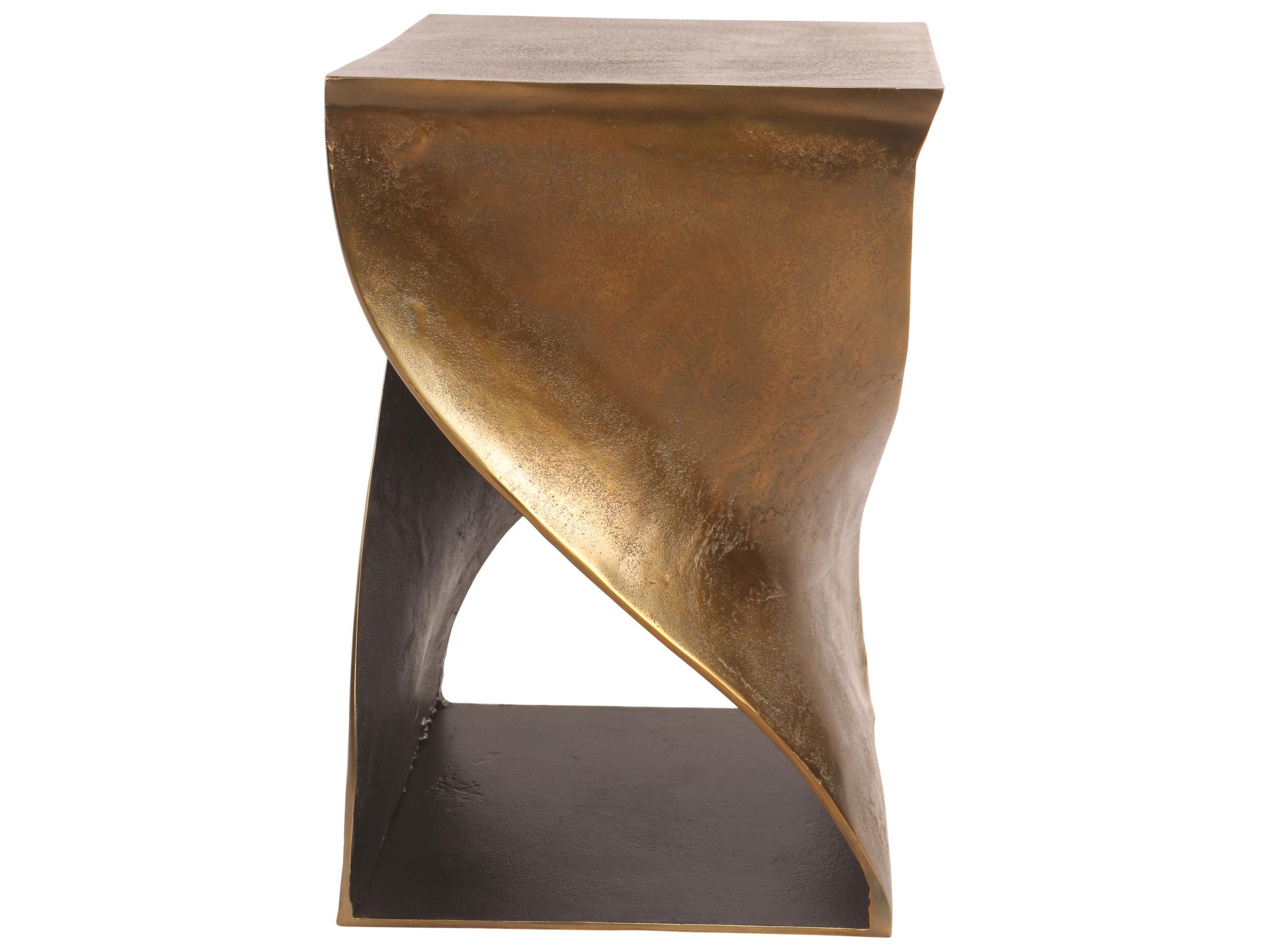 Moe's Home Square Metal Antique End Table