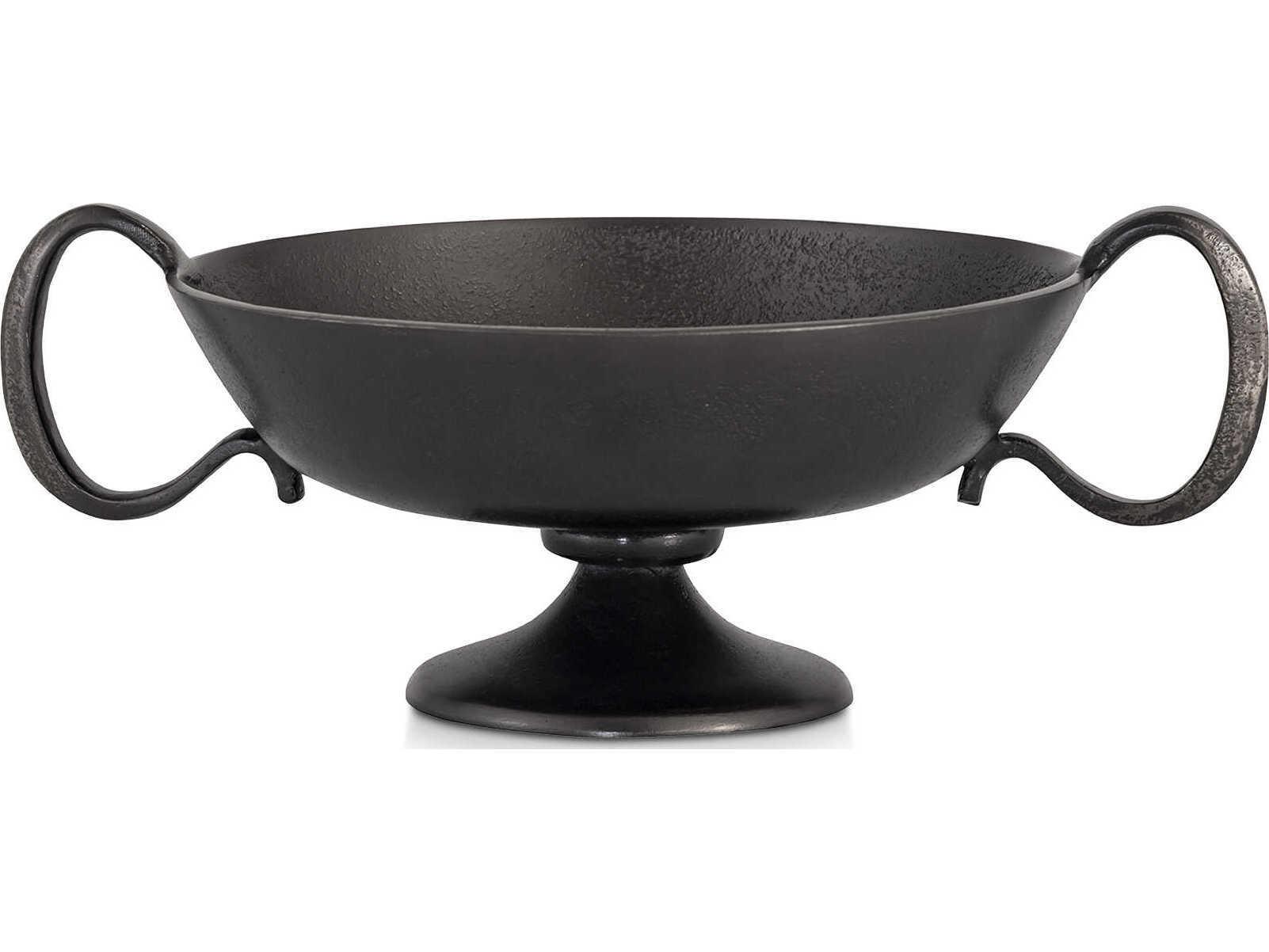 Moe's Home Floris Black Cast Aluminum Decorative Bowl