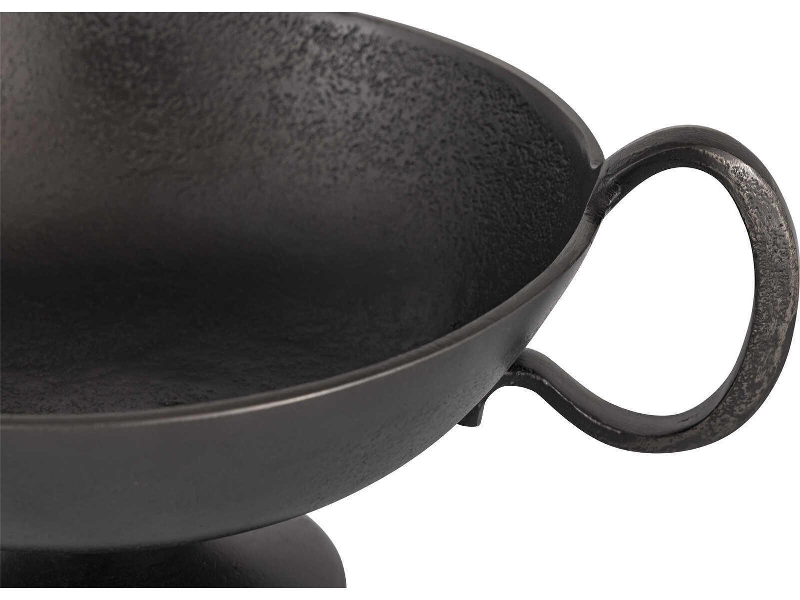 Moe's Home Floris Black Cast Aluminum Decorative Bowl