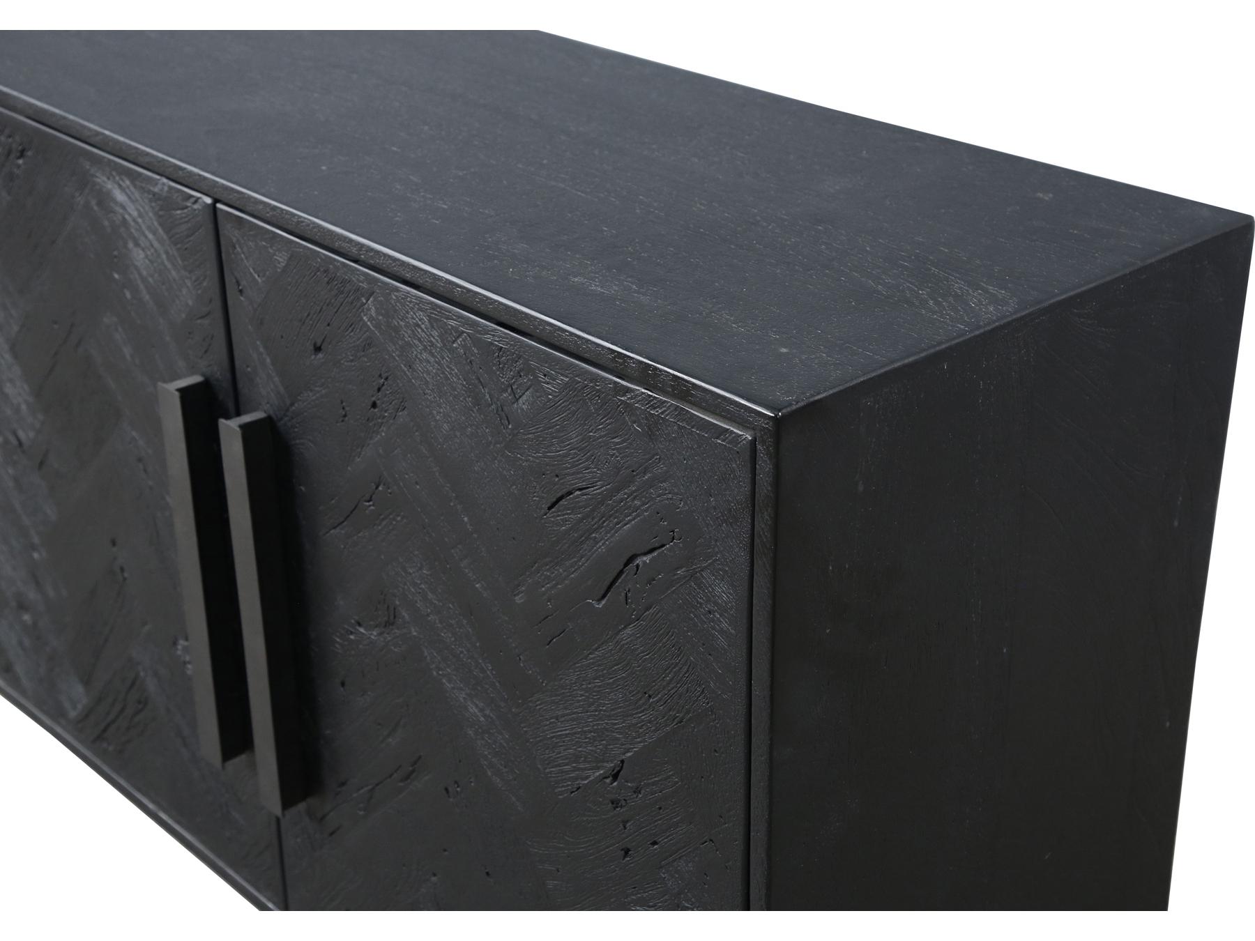 Moe's Home 77" Matt Black Sideboard