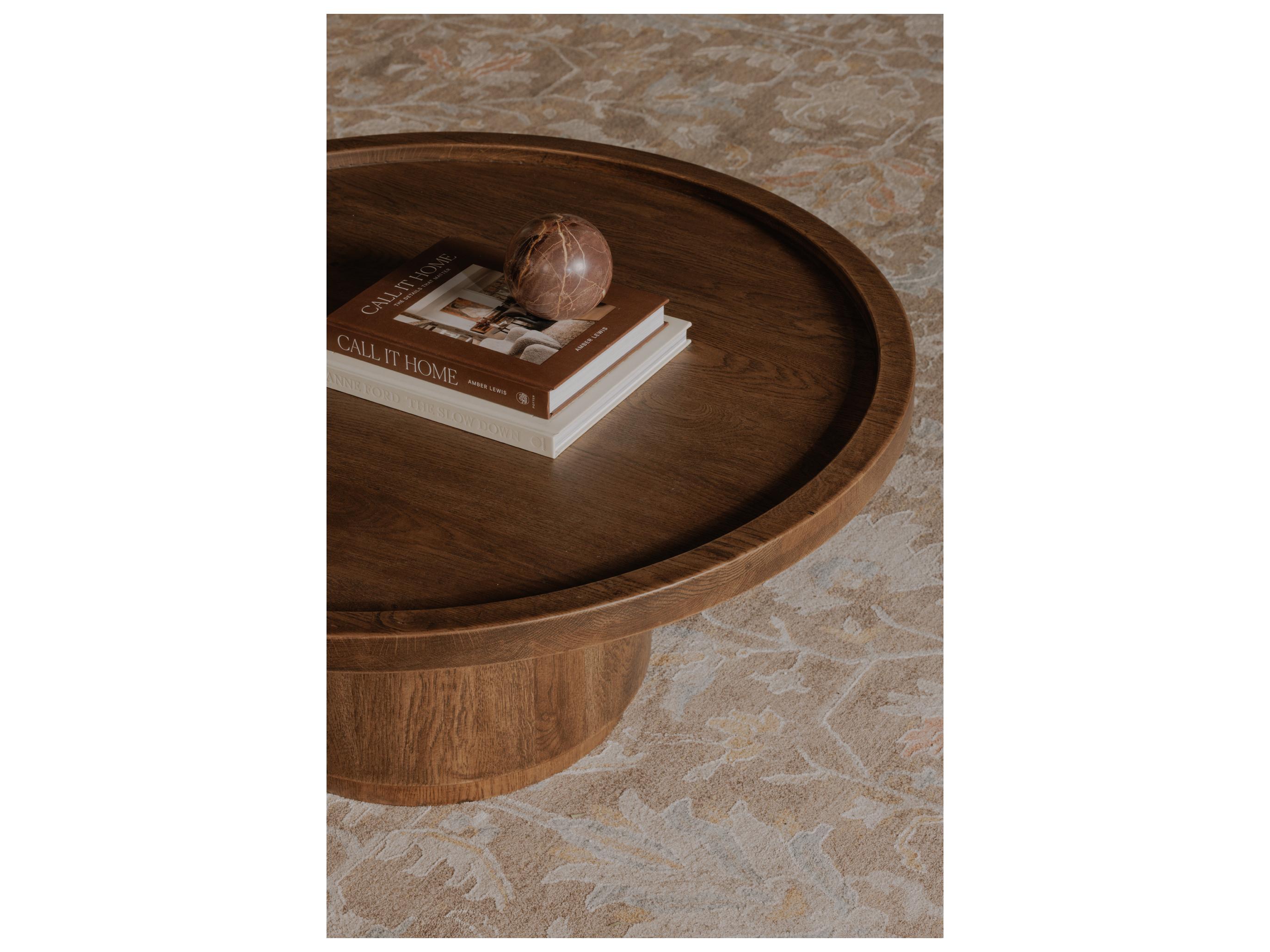 Moe's Home Cohen Round Wood Coffee Table