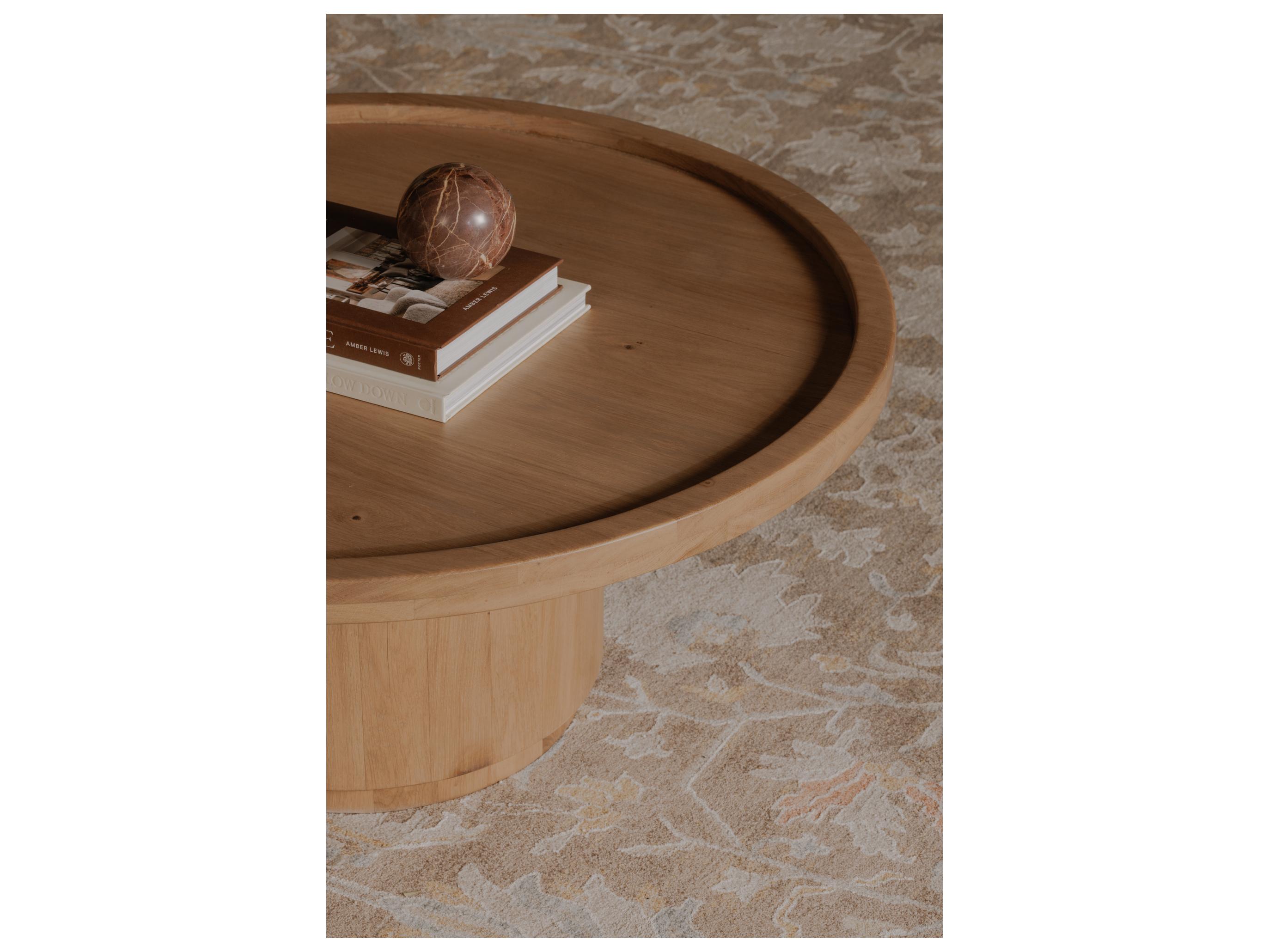 Moe's Home Cohen Round Wood Coffee Table