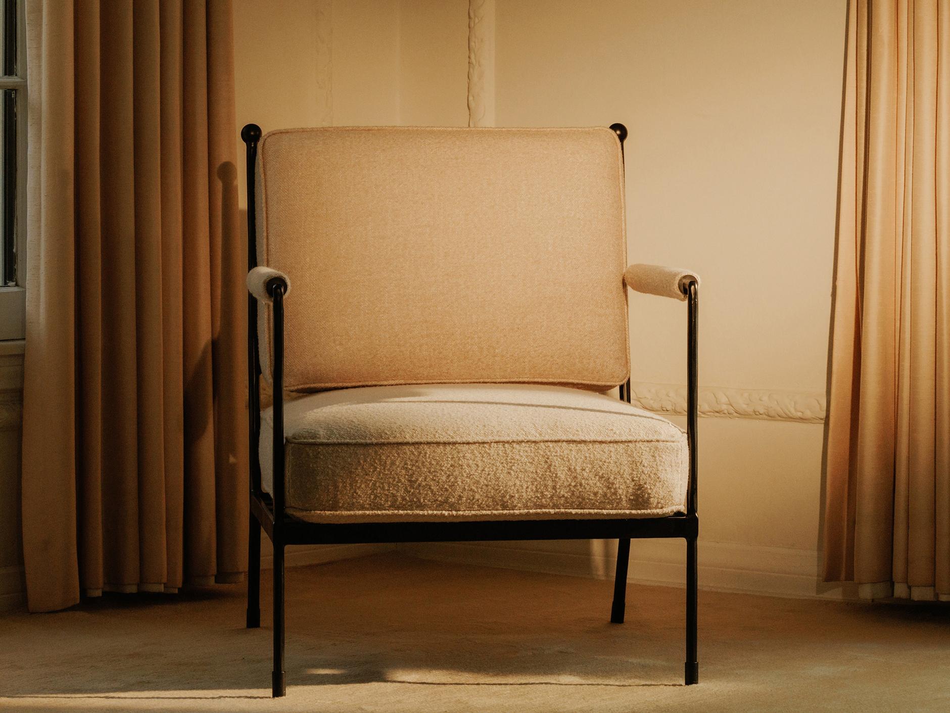 Moe's Home Vecchia Beige Accent Chair