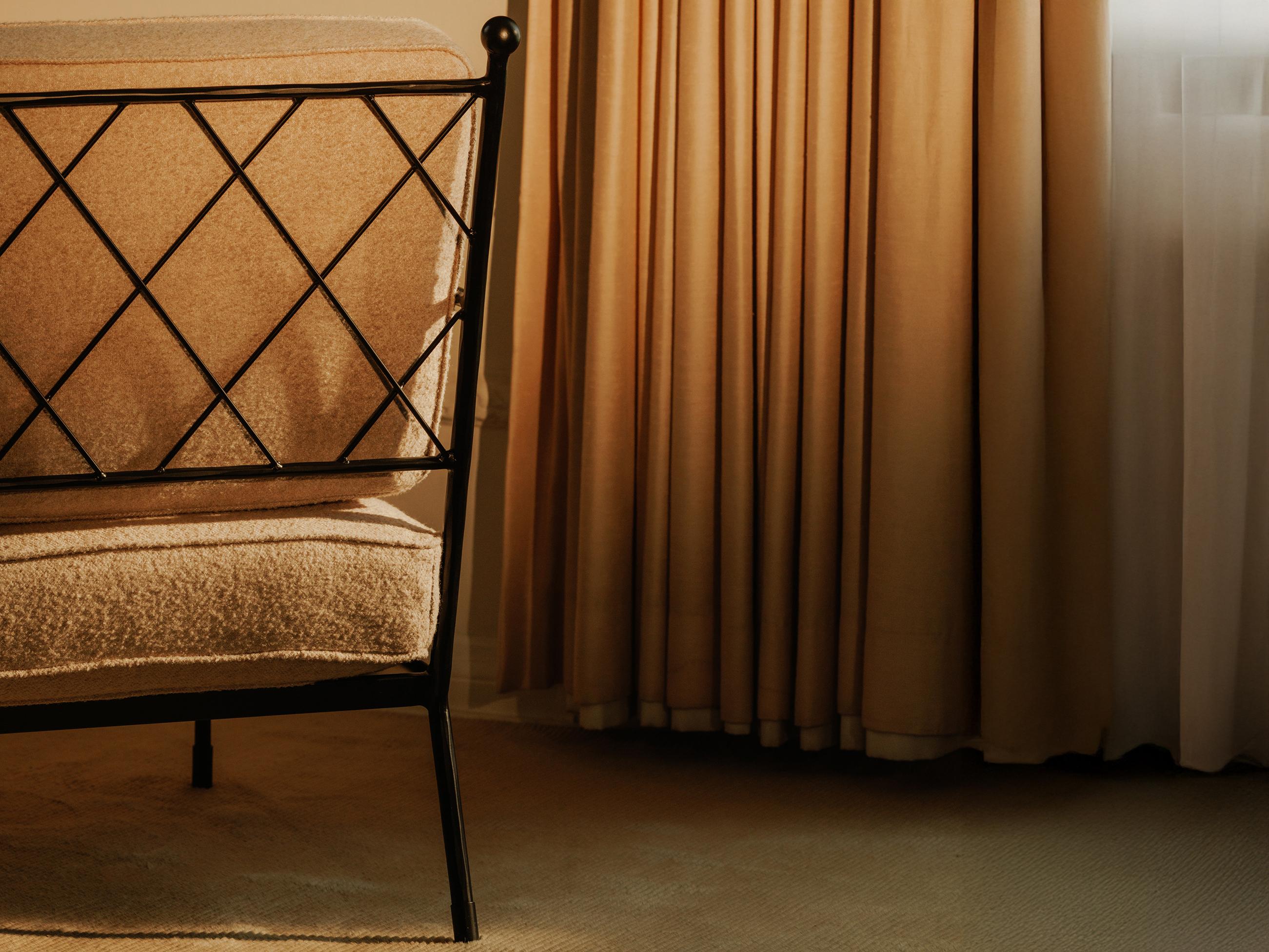 Moe's Home Vecchia Beige Accent Chair