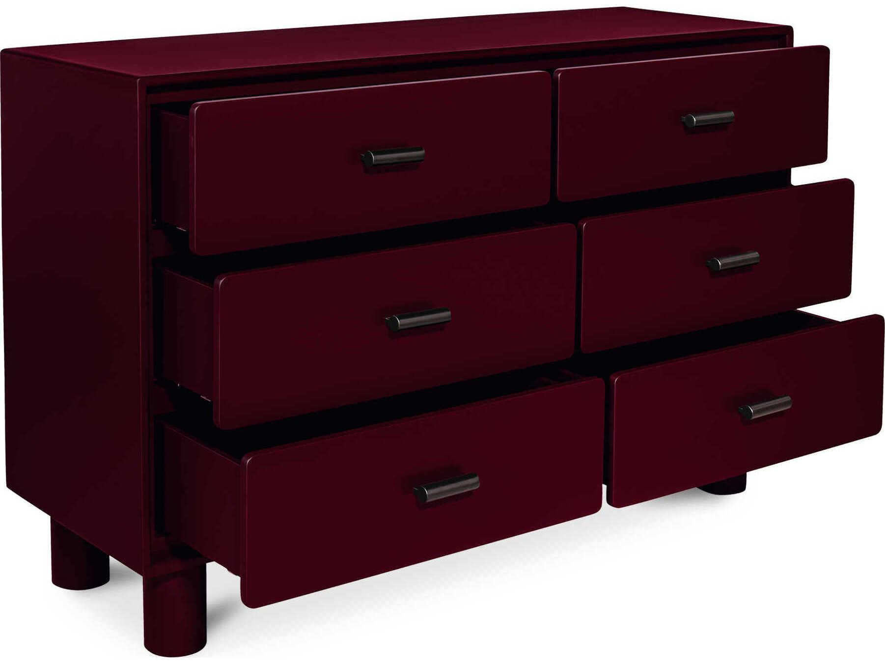 Moe's Home Jolene 6-Drawers Rubberwood Double Dresser