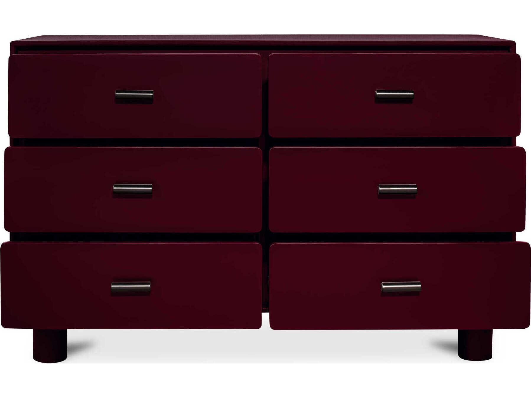 Moe's Home Jolene 6-Drawers Rubberwood Double Dresser