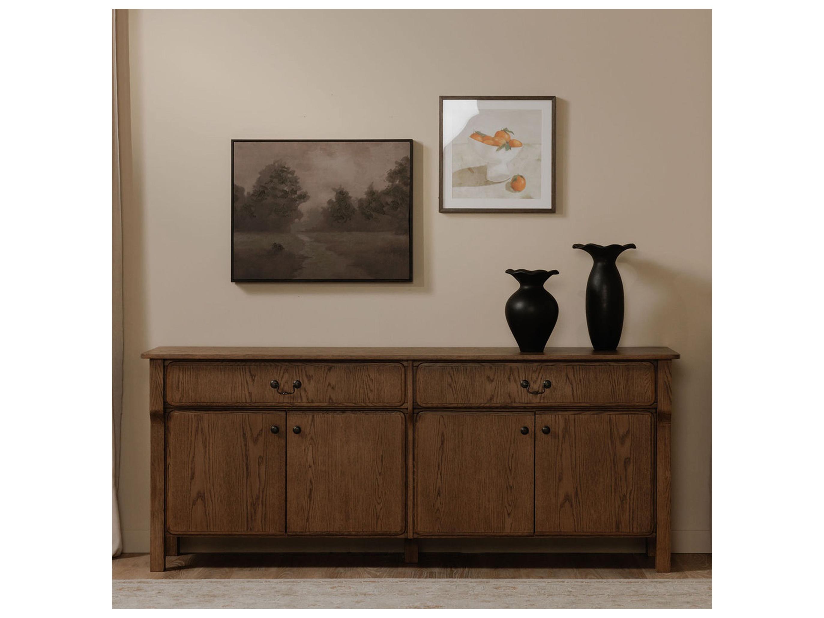 Moe's Home Caroline 78" Oak Wood Sideboard