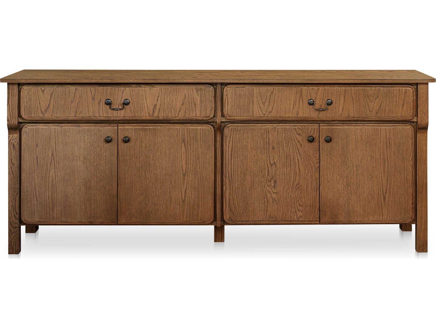 Moe's Home Caroline 78" Oak Wood Sideboard