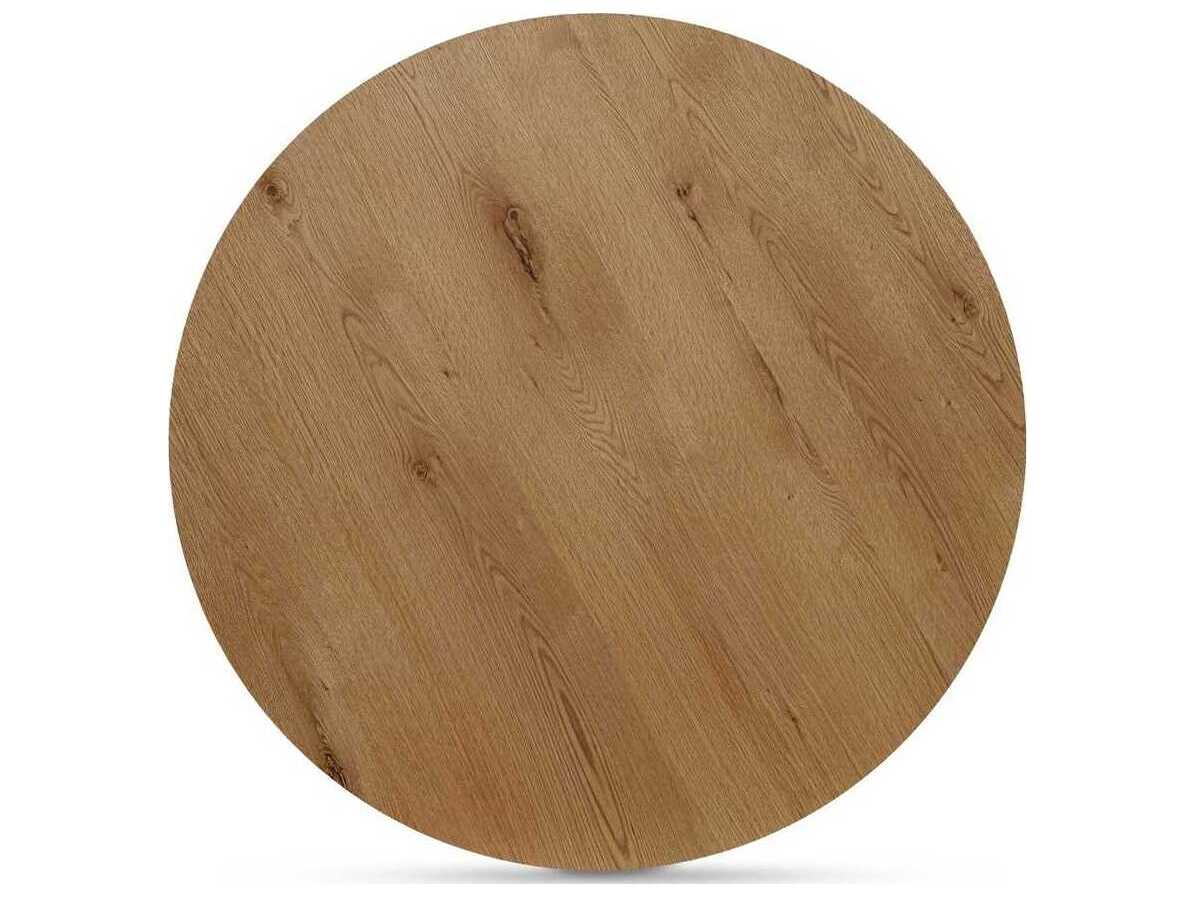 Moe's Home Hansen Round Wood Natural Dining Table