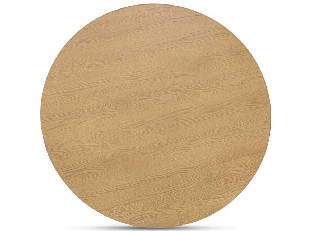 Moe's Home Sidney Round Wood Natural Dining Table