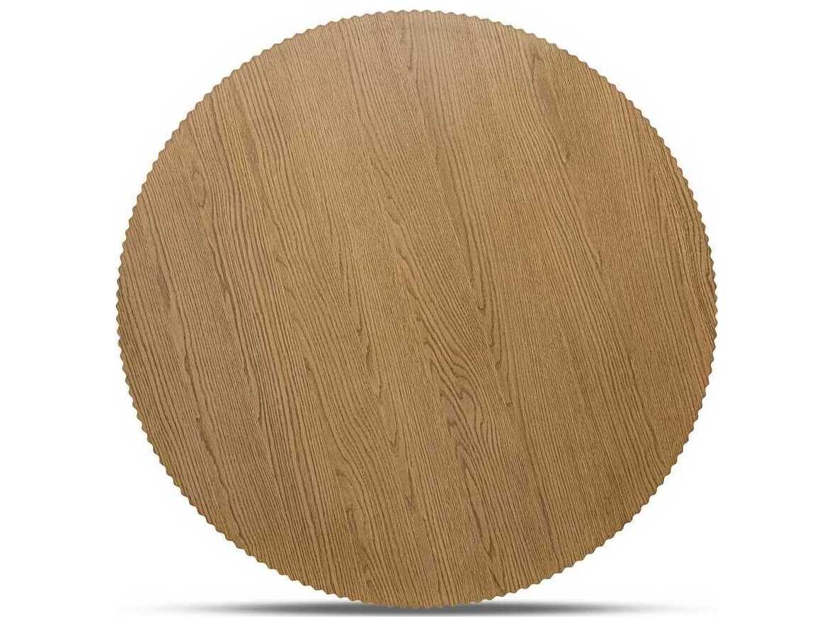 Moe's Home Leigh Round Wood Brown Coffee Table