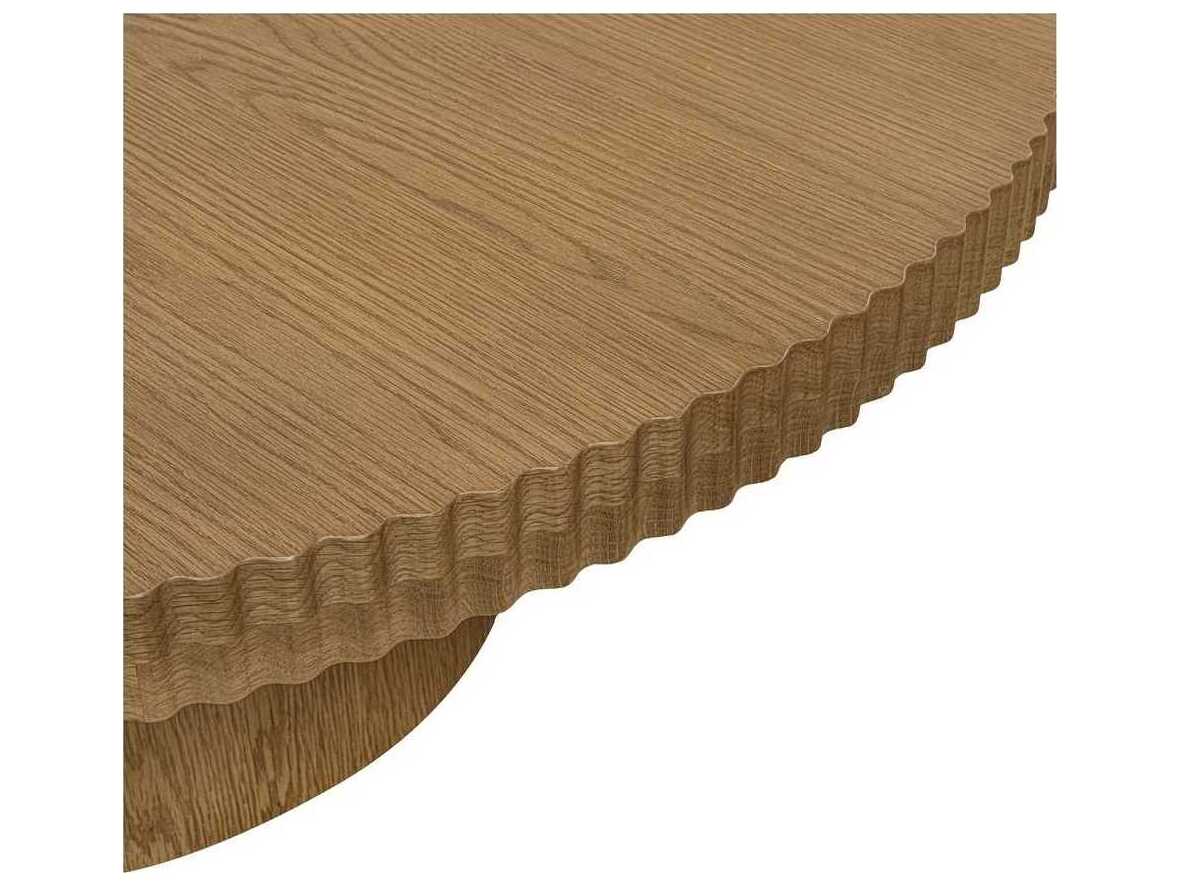 Moe's Home Leigh Round Wood Brown Coffee Table