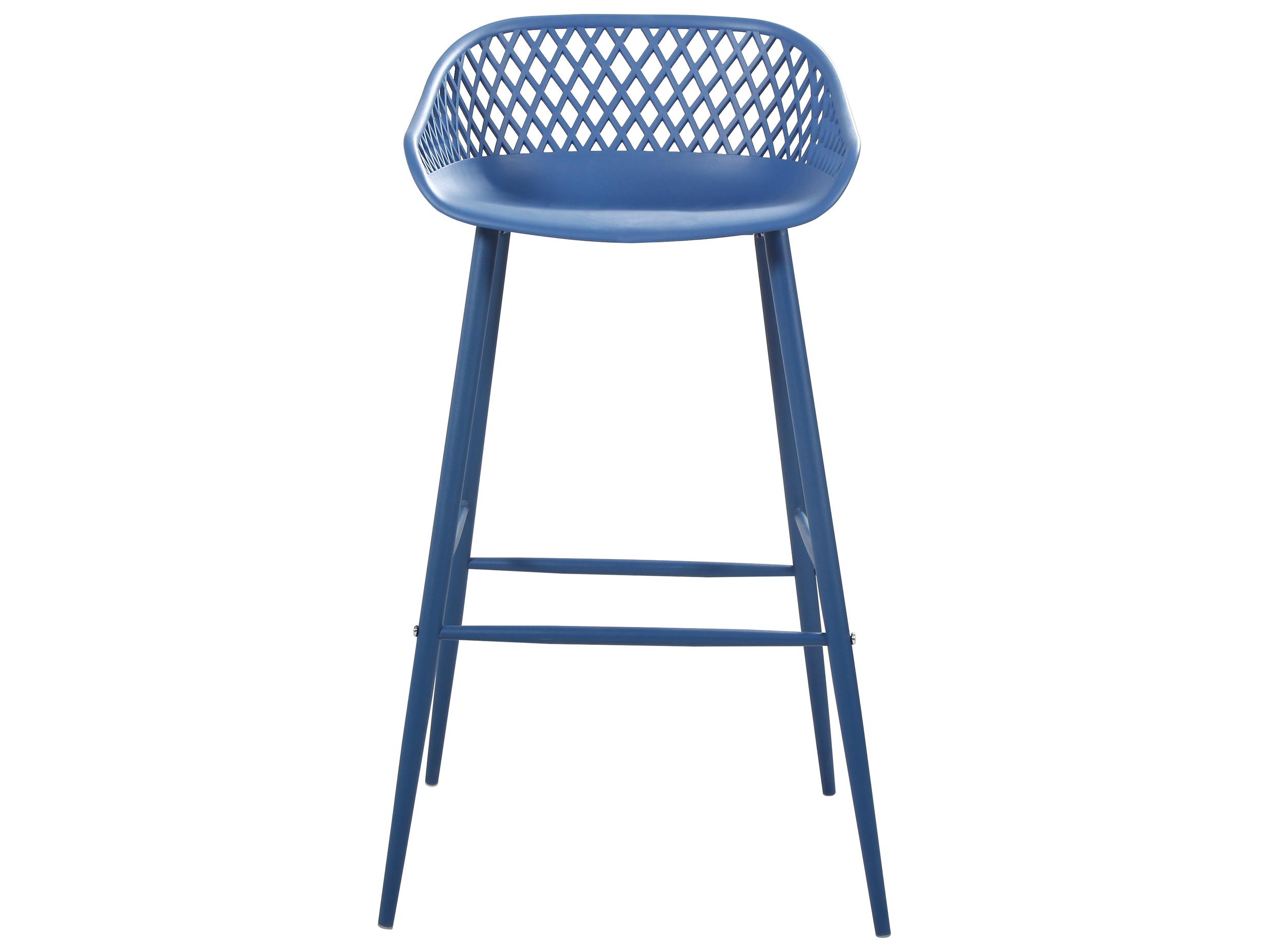 Moe's Home Piazza Blue Bar Stool Set of 2