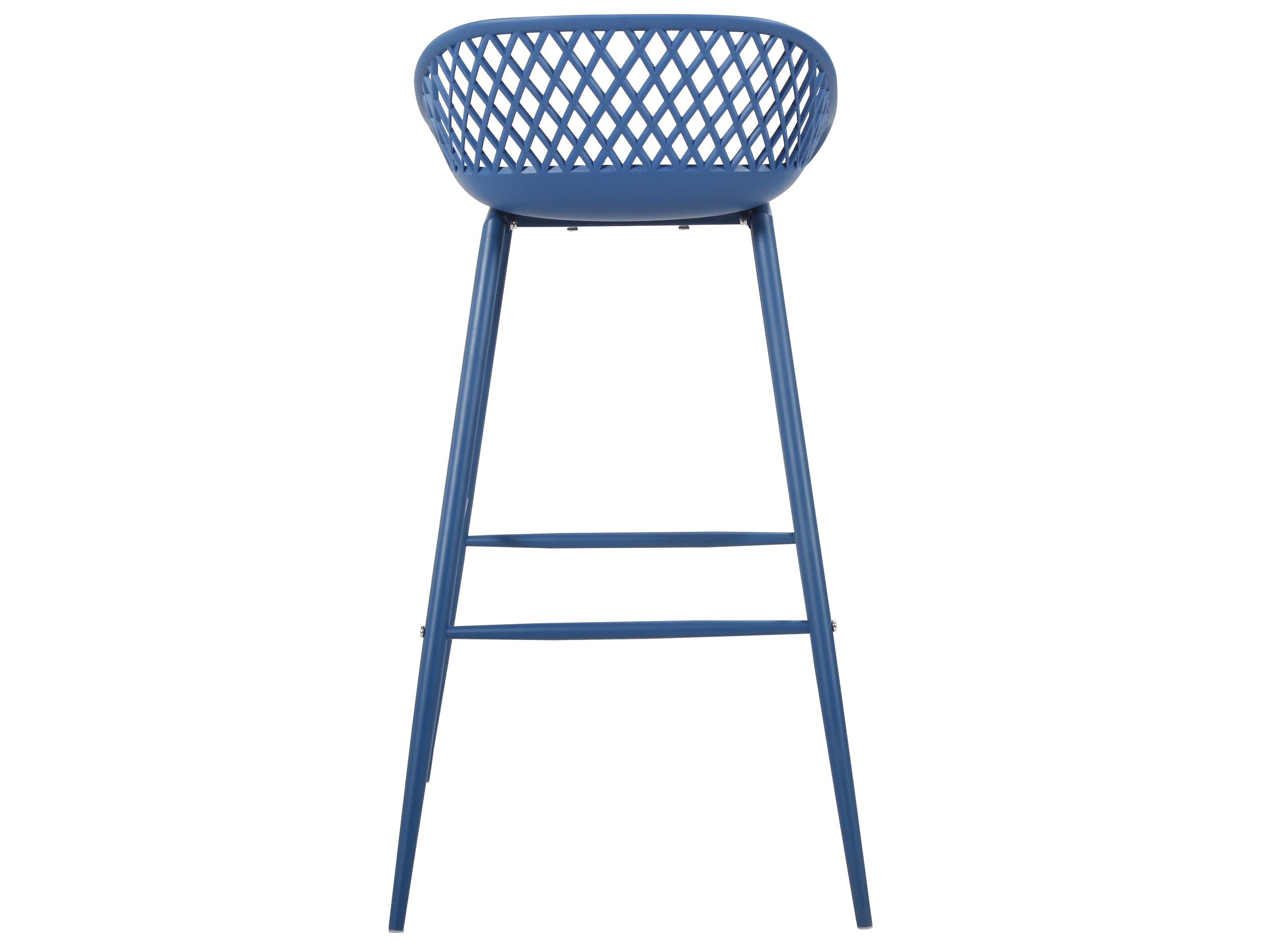 Moe's Home Piazza Blue Bar Stool Set of 2