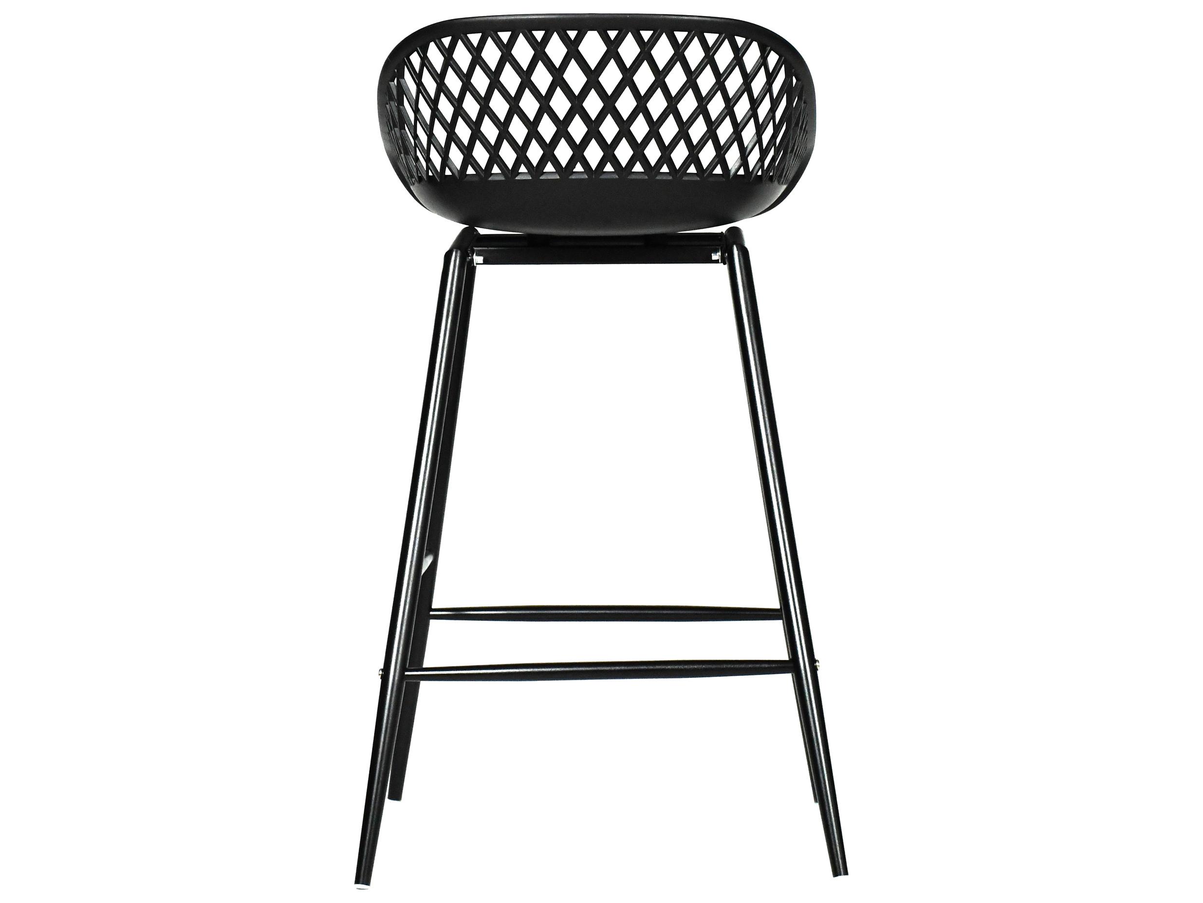 Moe's Home Piazza Black Counter Stool Set of 2