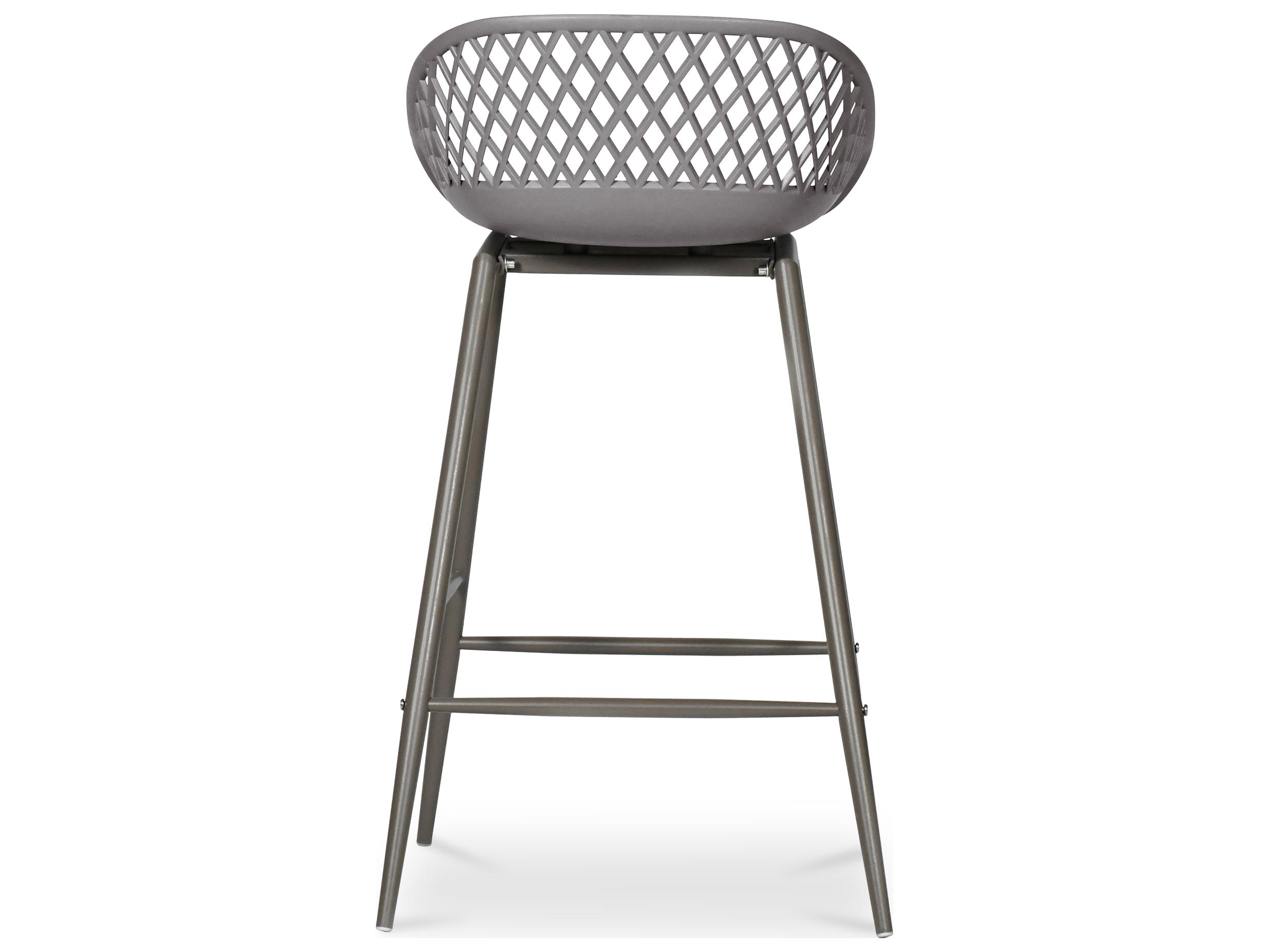 Moe's Home Piazza Grey Counter Stool Set of 2