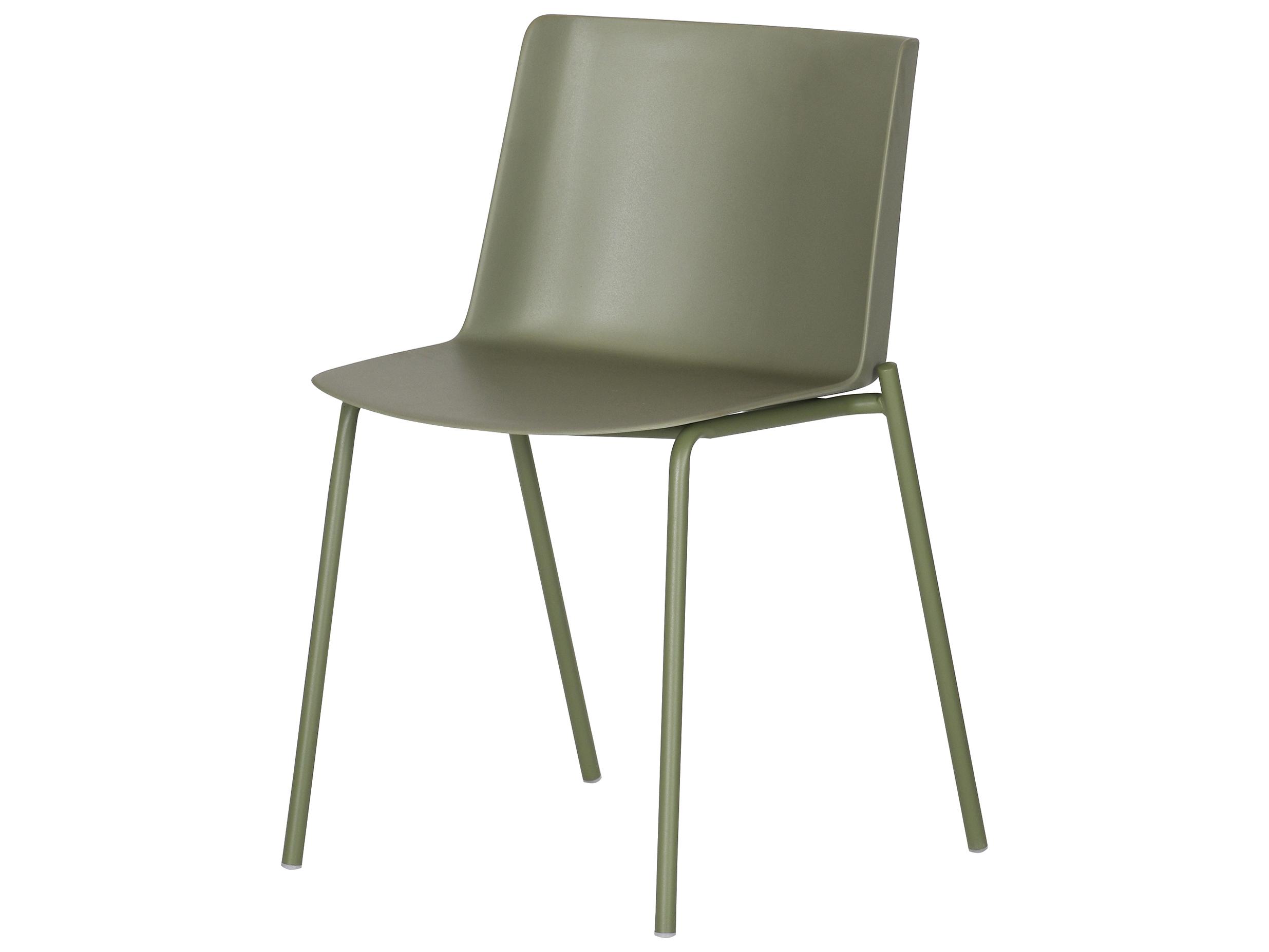 Moe's Home Silla Green Armless Dining Chair Set of 2