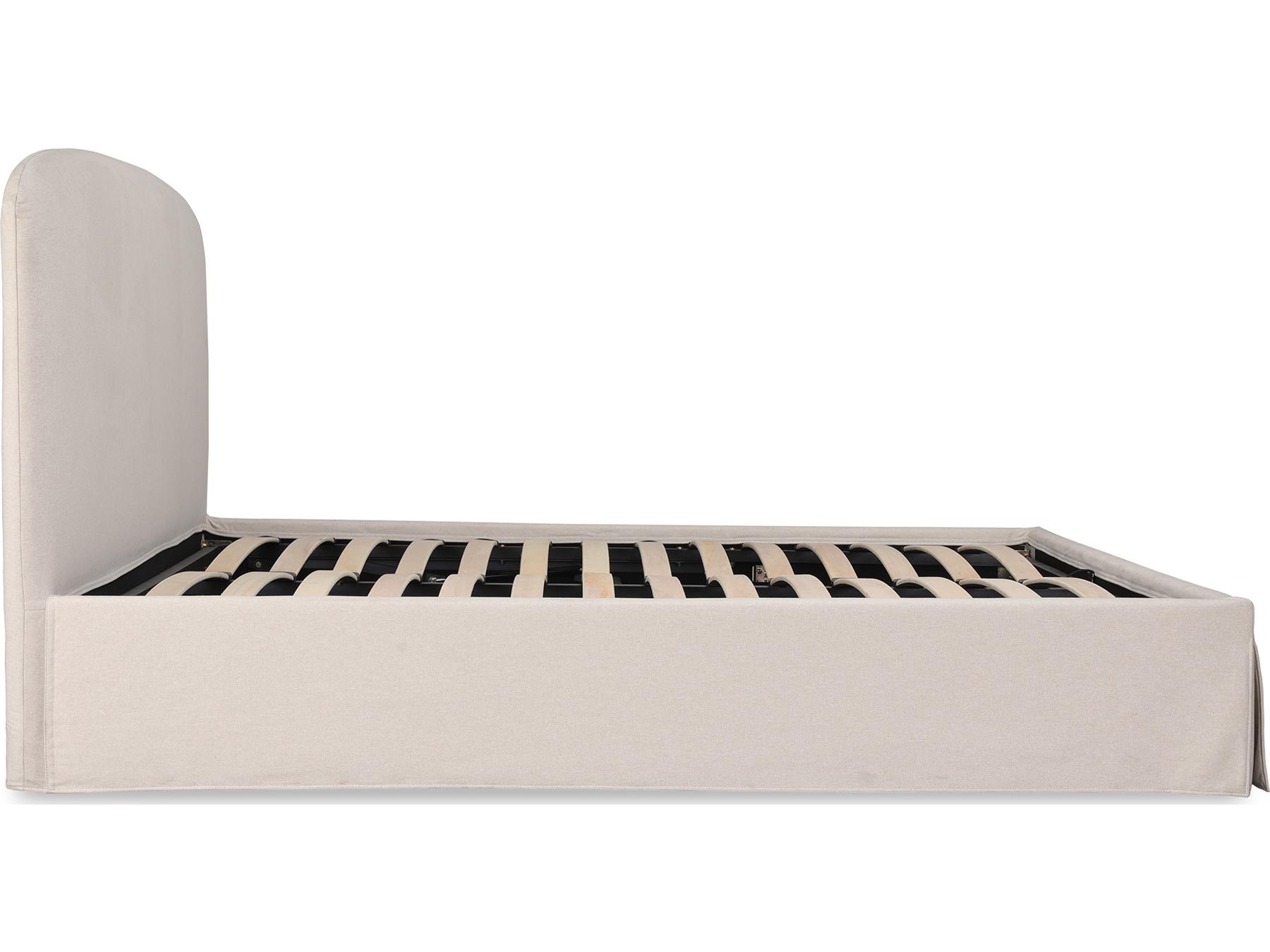 Moe's Home Joan King Storage Bed Cream