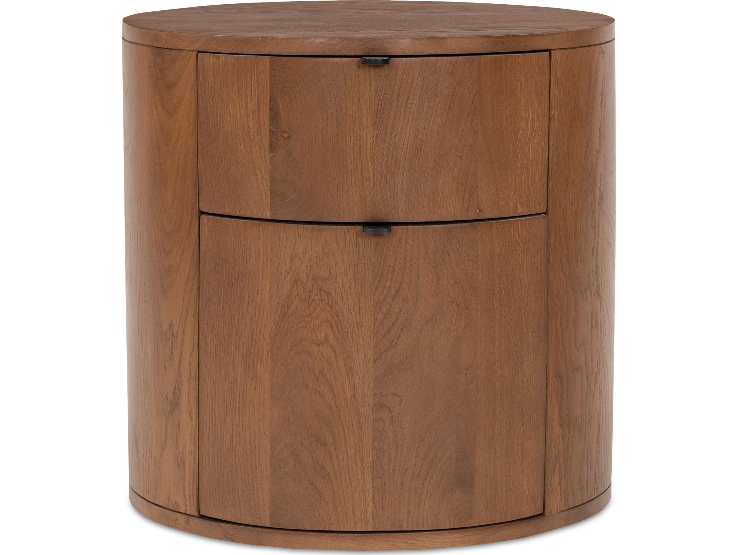 Moe's Home Theo Two Drawer Nightstand Brown