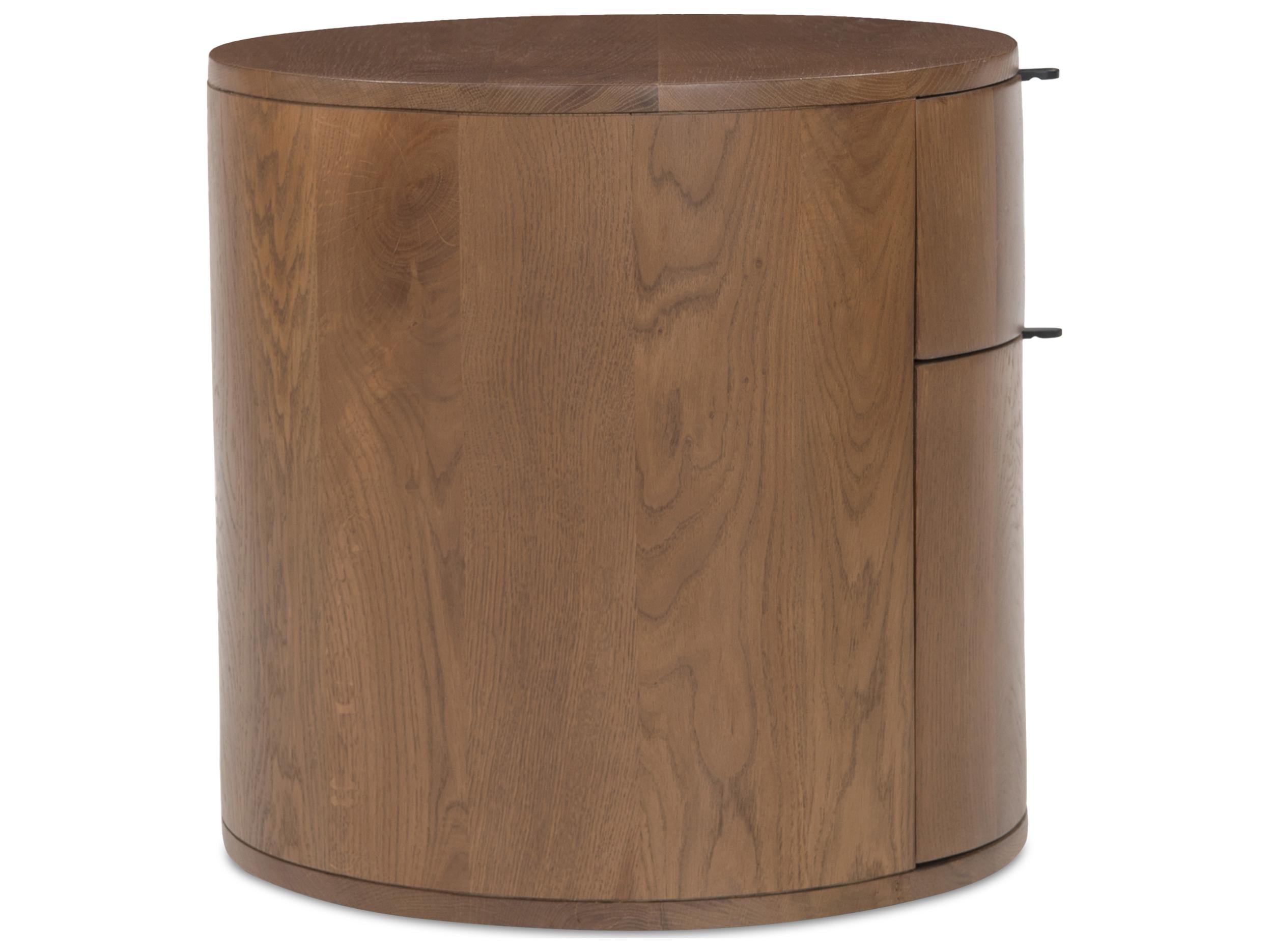 Moe's Home Theo Two Drawer Nightstand Brown