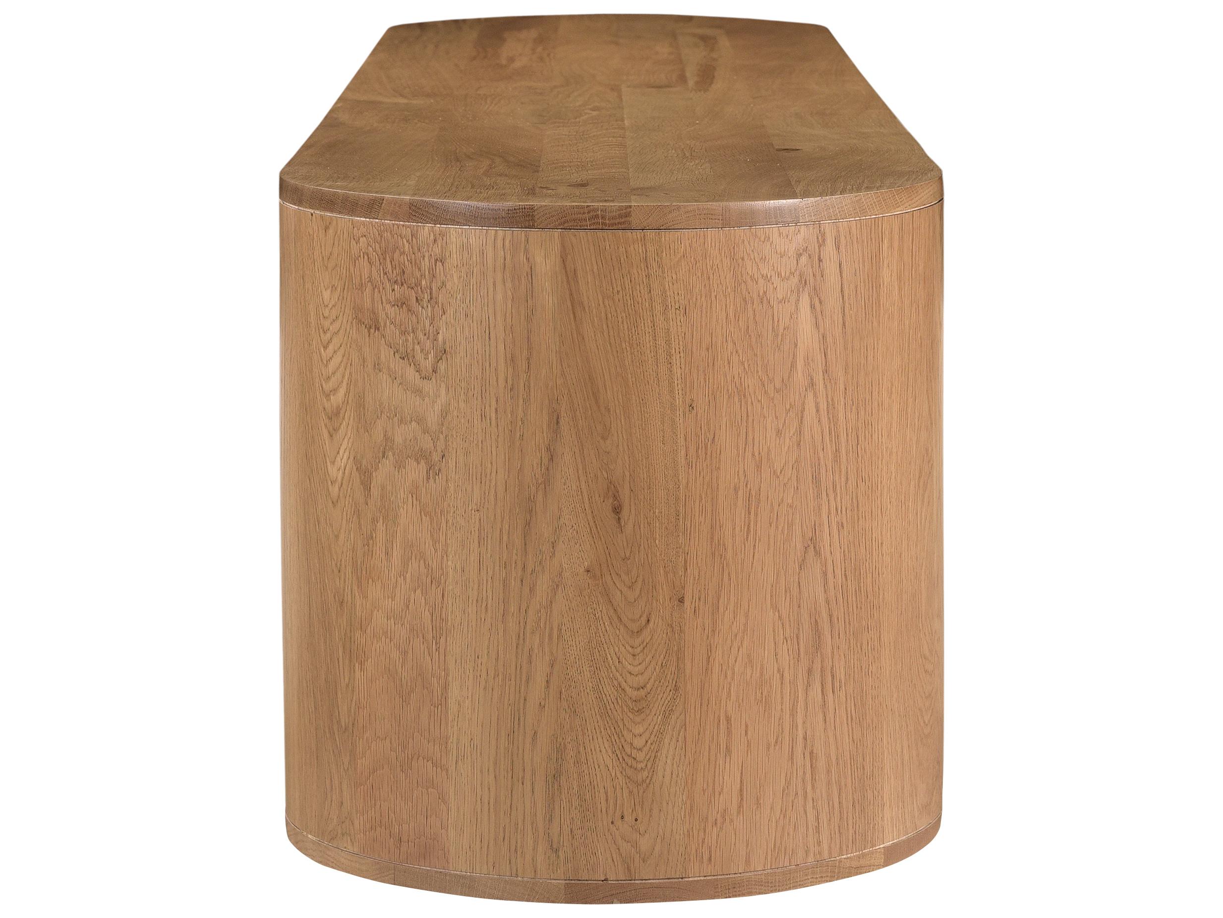 Moe's Home Theo 80" Oak Wood Natural Media Console