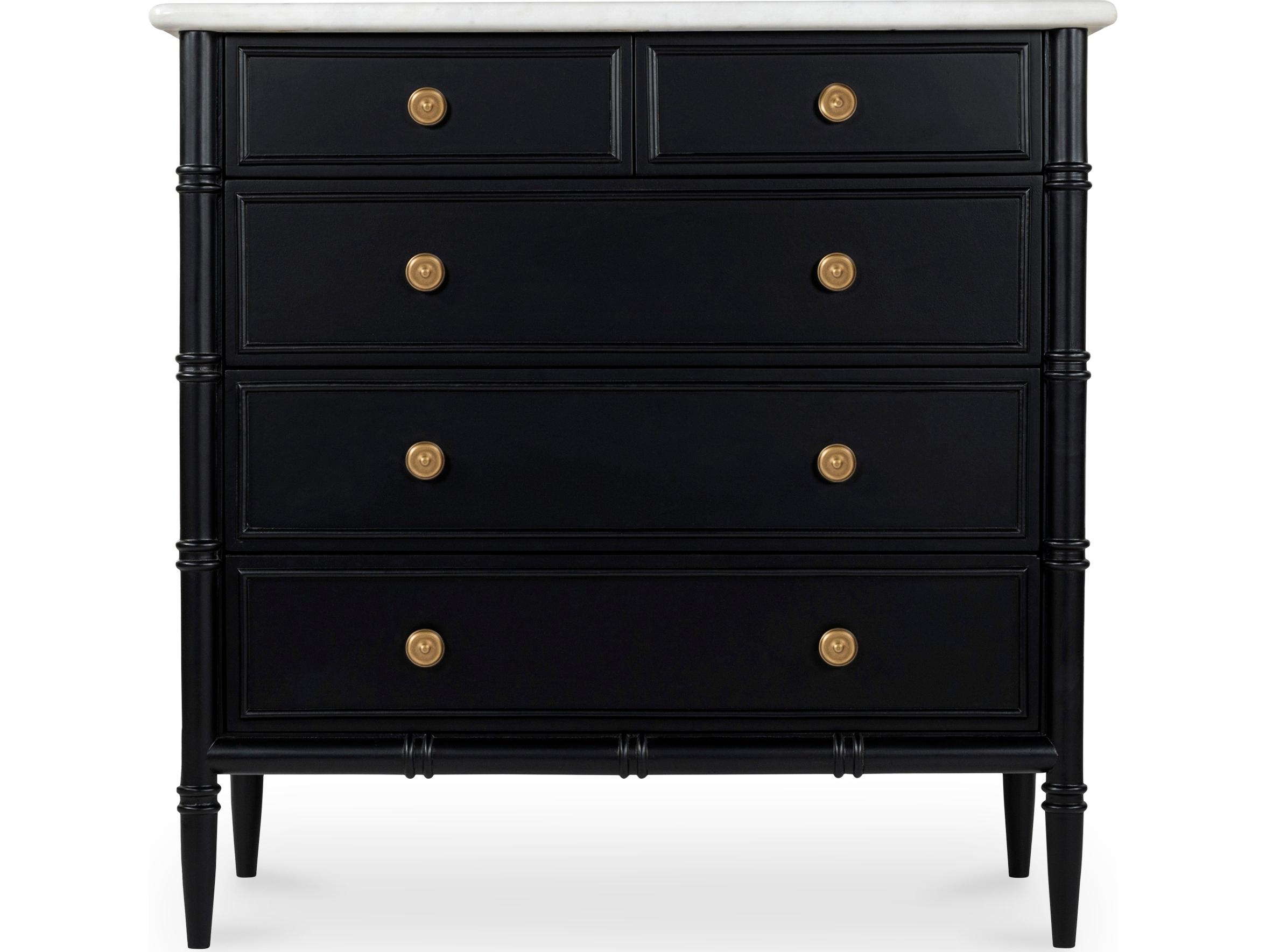 Moe's Home Eleanor 5 Drawer Chest Black