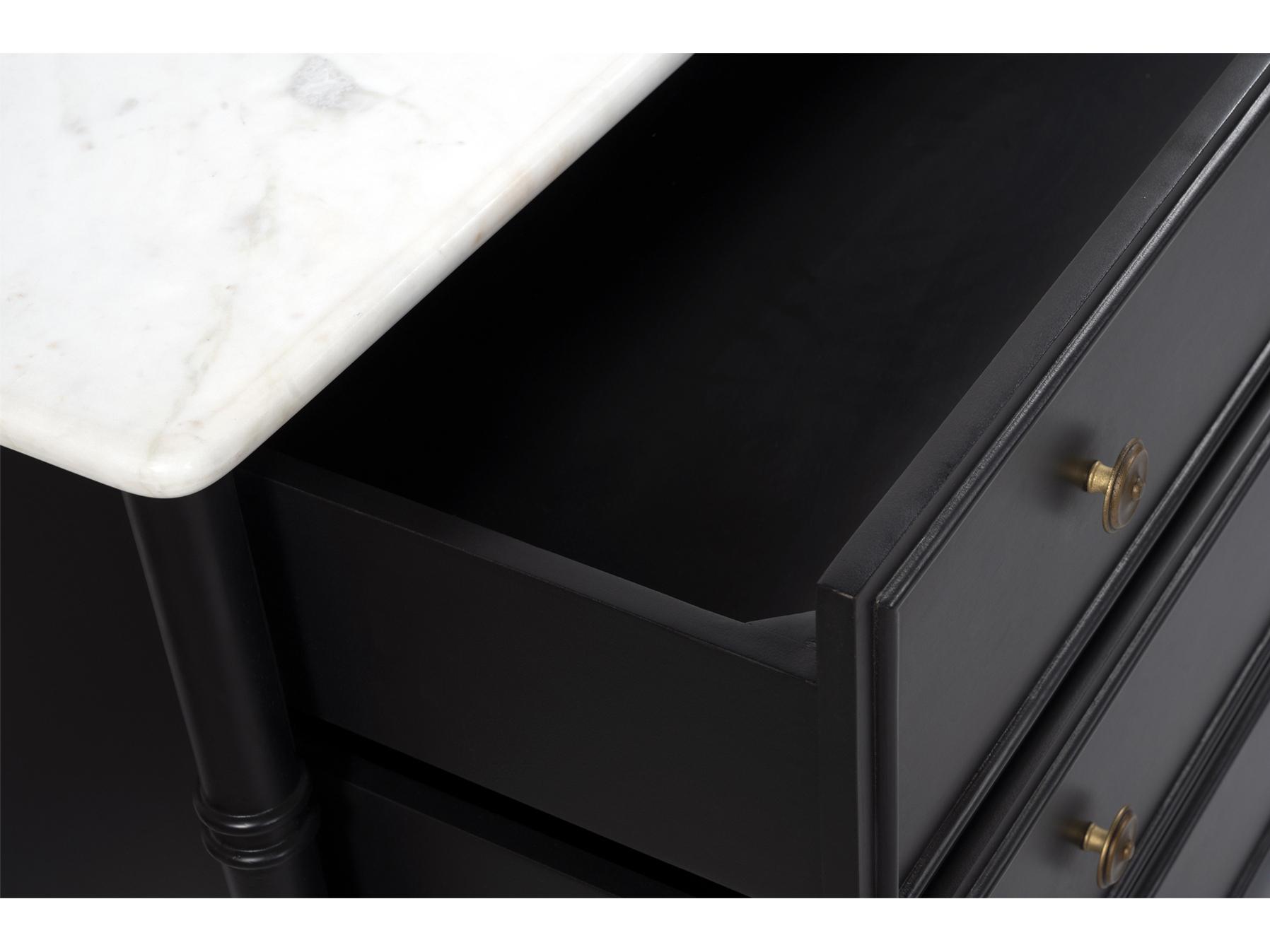 Moe's Home Eleanor 6 Drawer Dresser Black