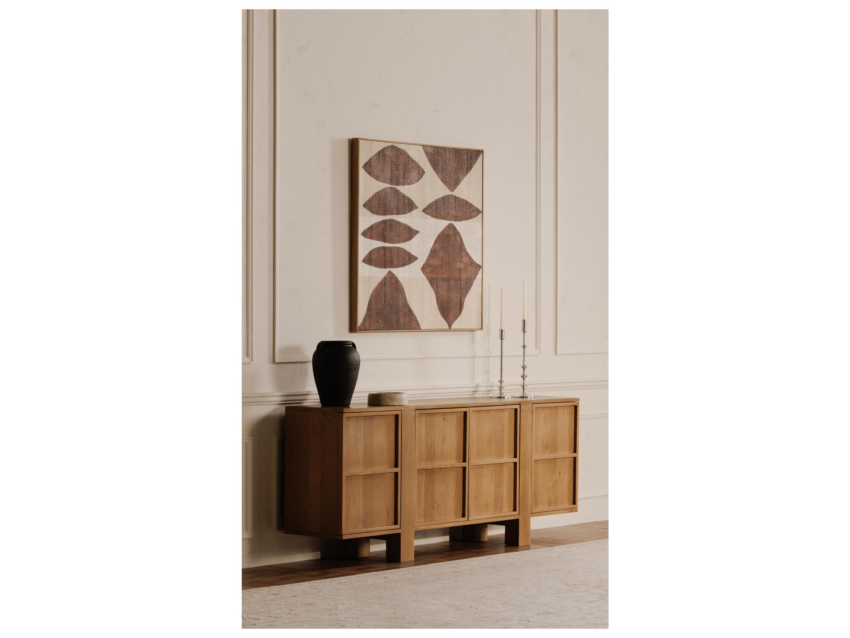 Moe's Home Henley 74" Oak Wood Sideboard