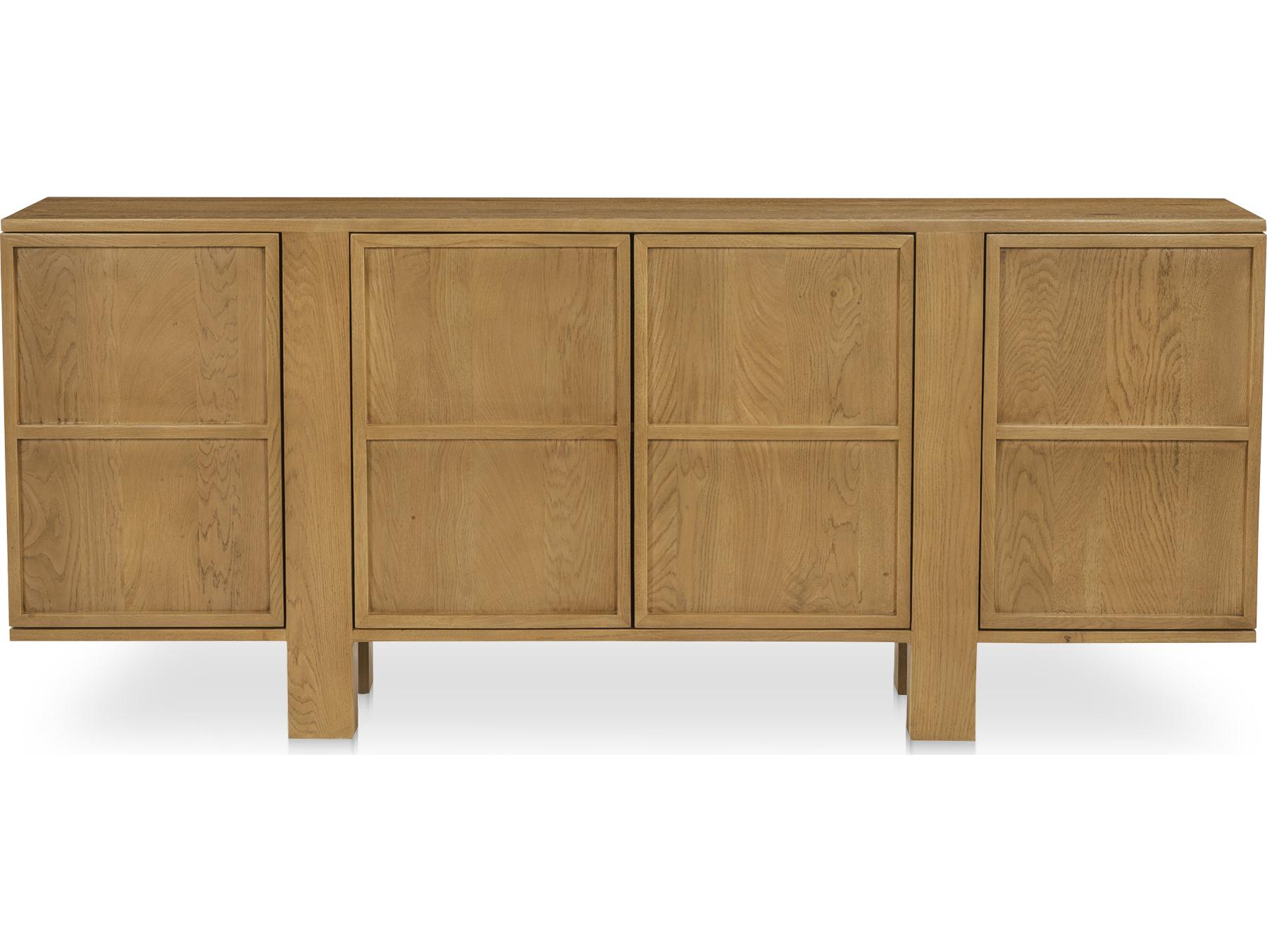 Moe's Home Henley 74" Oak Wood Sideboard
