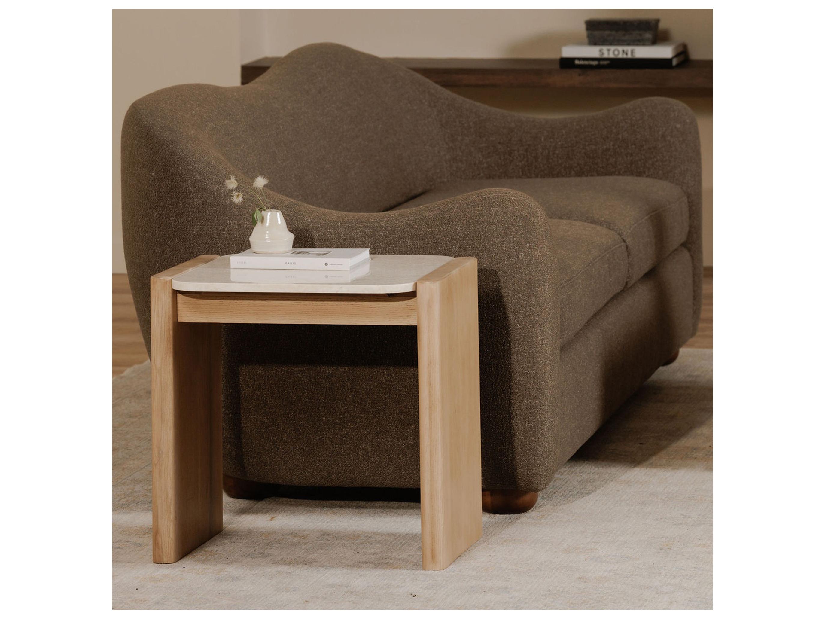 Moe's Home Lane Square Marble End Table