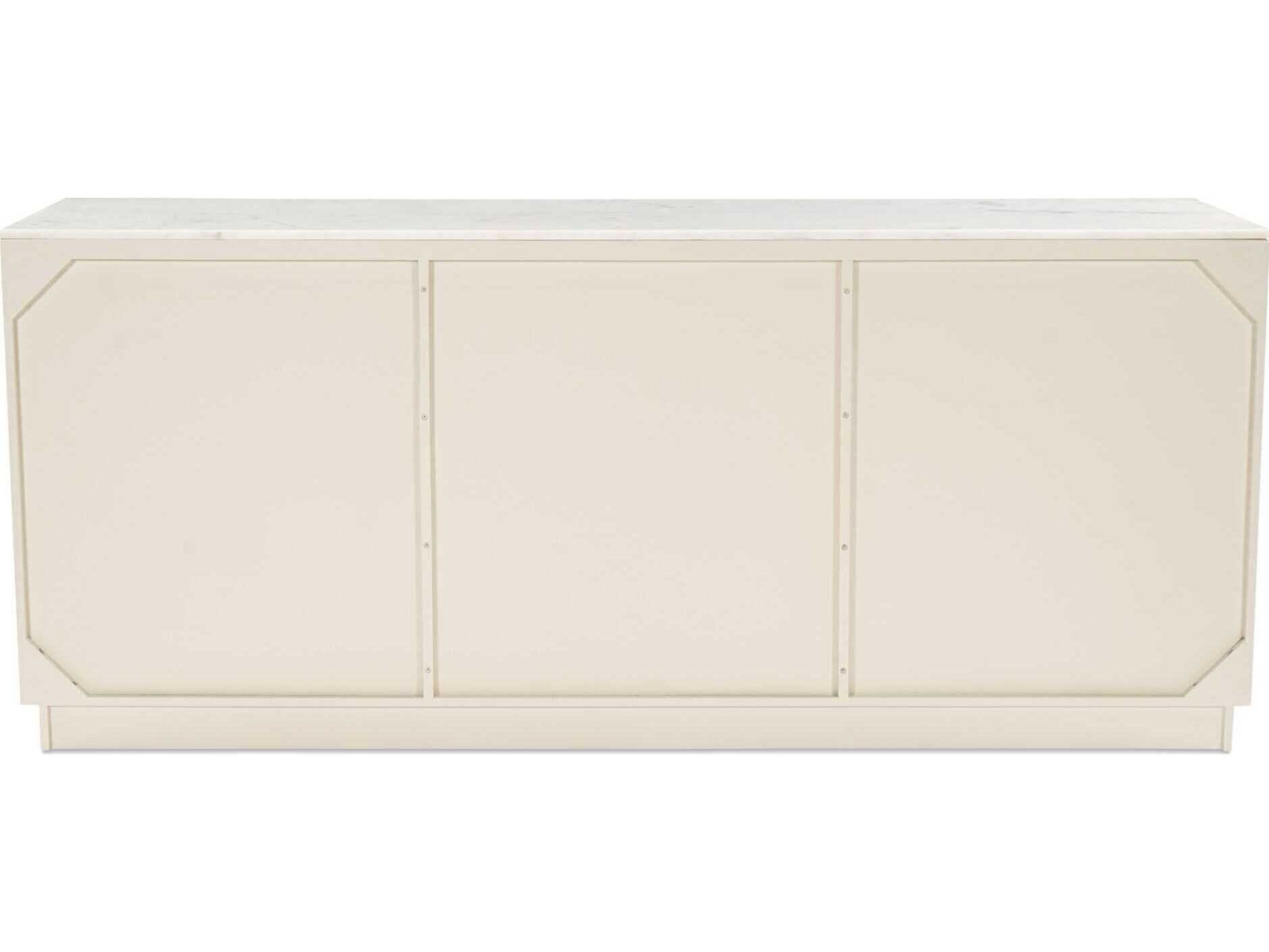Moe's Home Nadine 78" Solid Wood White Sideboard
