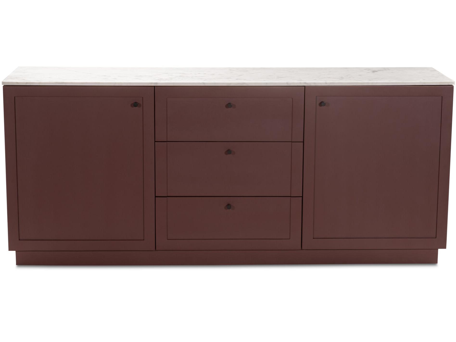 Moe's Home Nadine 78" Mango Wood Red Sideboard