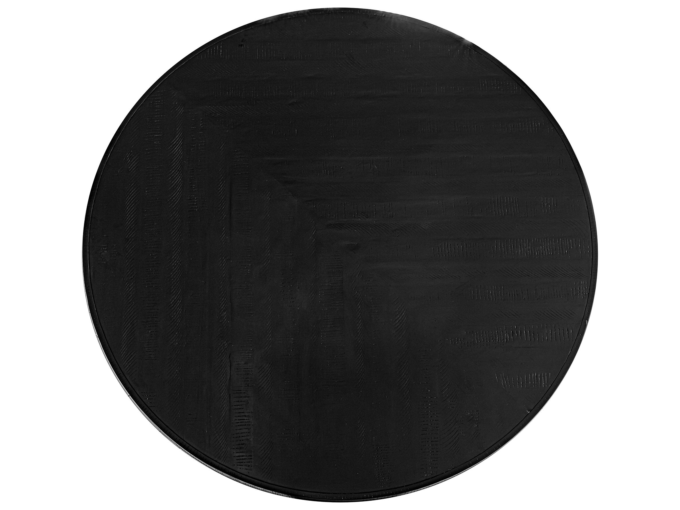 Moe's Home Parq Round Wood Black Dining Table