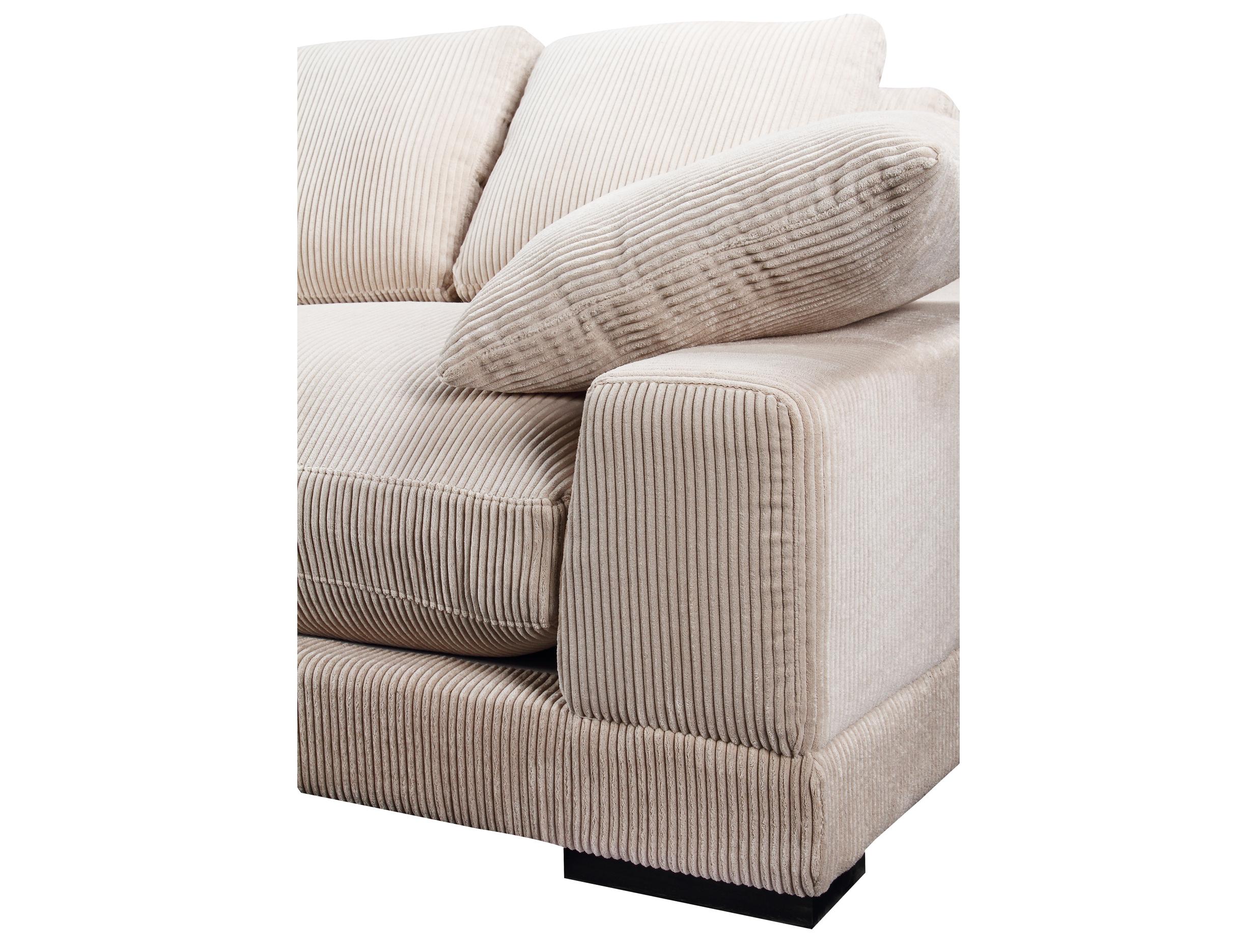 Moe's Home Plunge Sectional Cappuccino