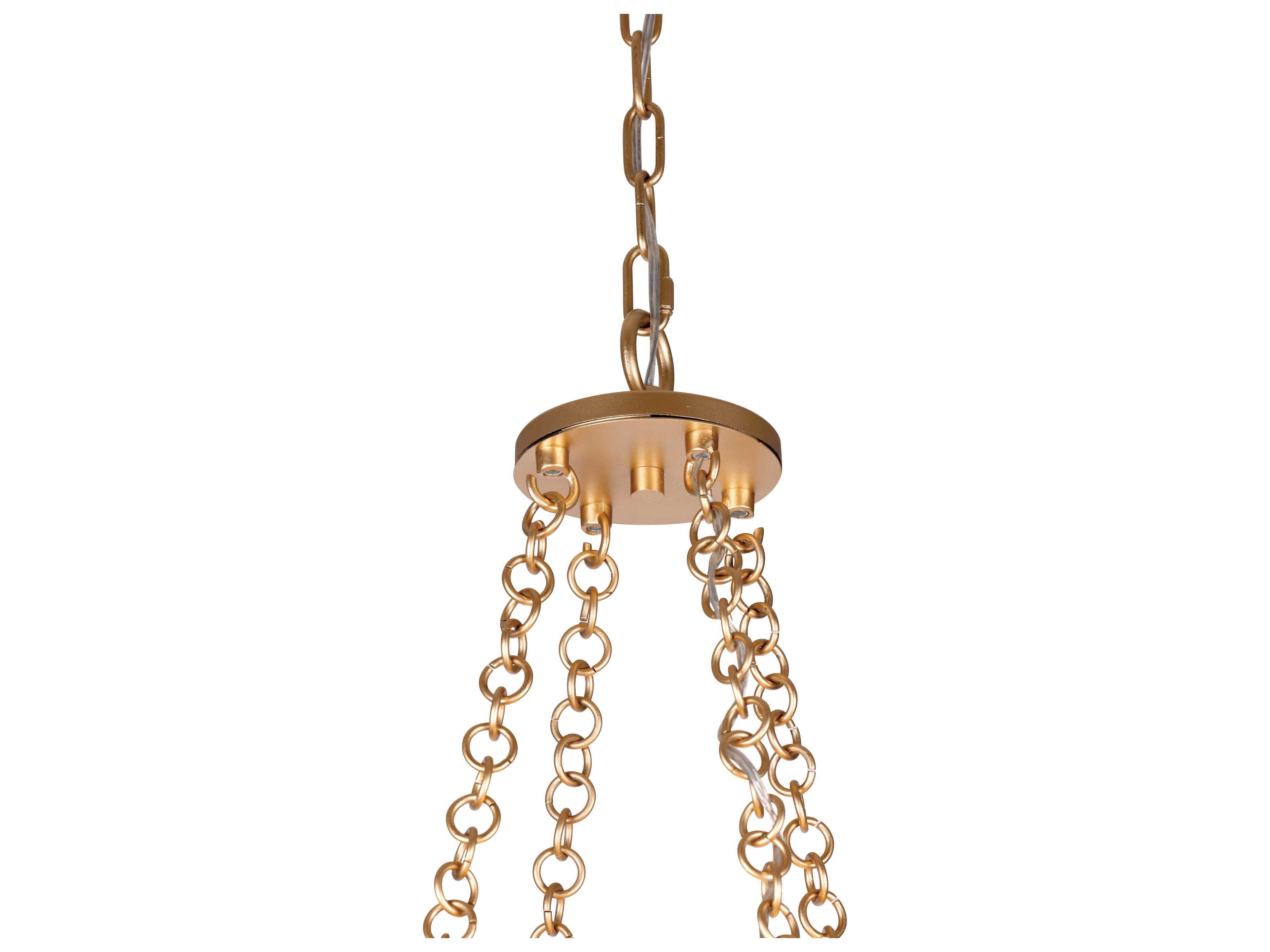 Metropolitan Niu 12-Light Coconut Shell Gold White Cylinder Pendant