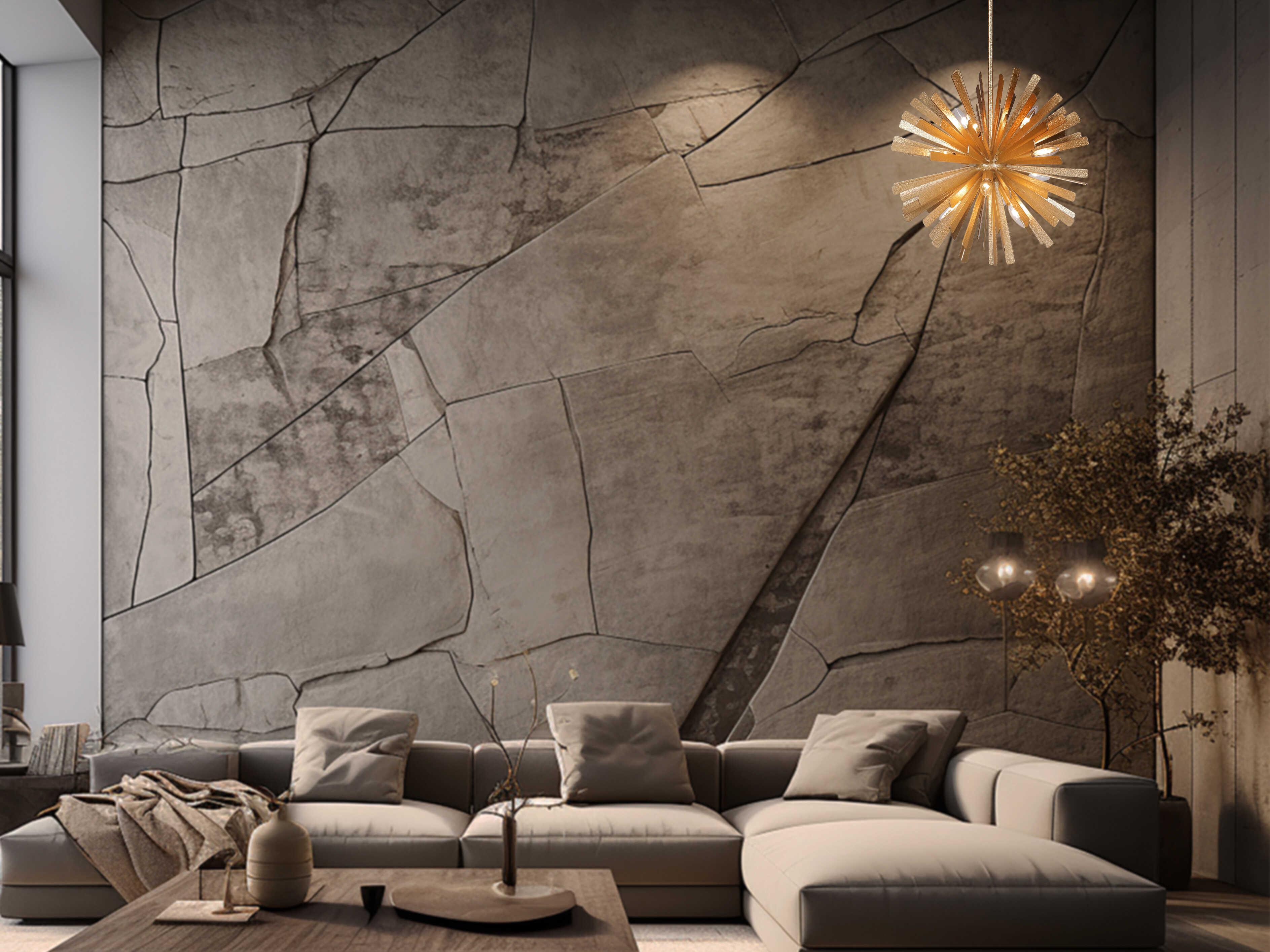 Metropolitan Confluence 12-Light Piastra Gold Sputnik Pendant