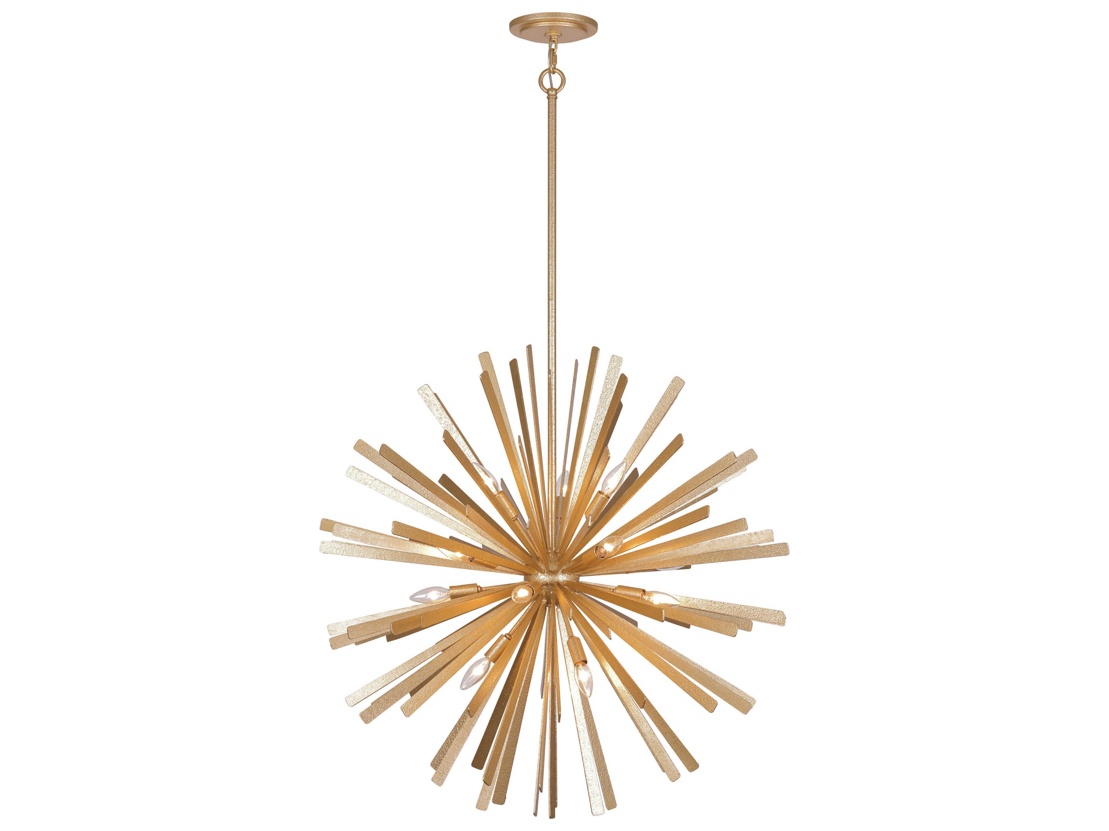 Metropolitan Confluence 16-Light Piastra Gold Sputnik Pendant